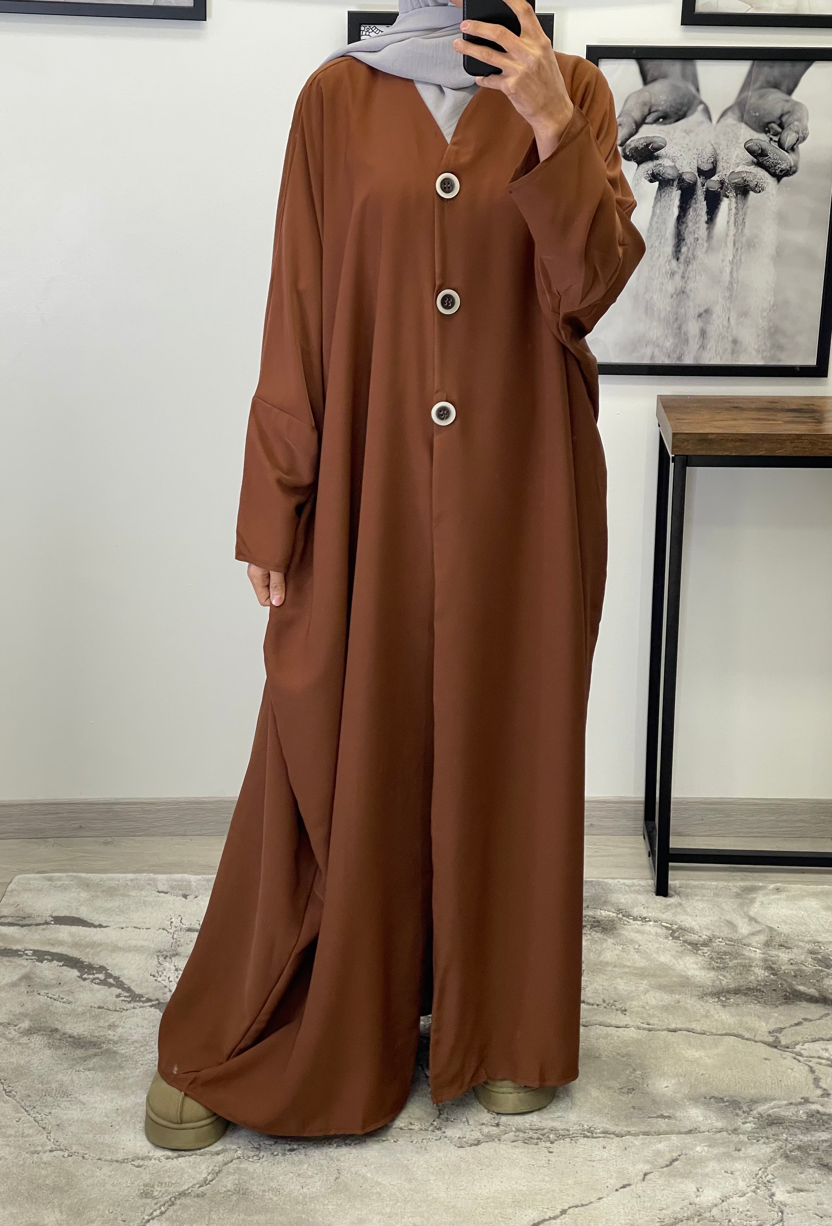 ABAYA KIMONO BOUTONNÉ RONIA