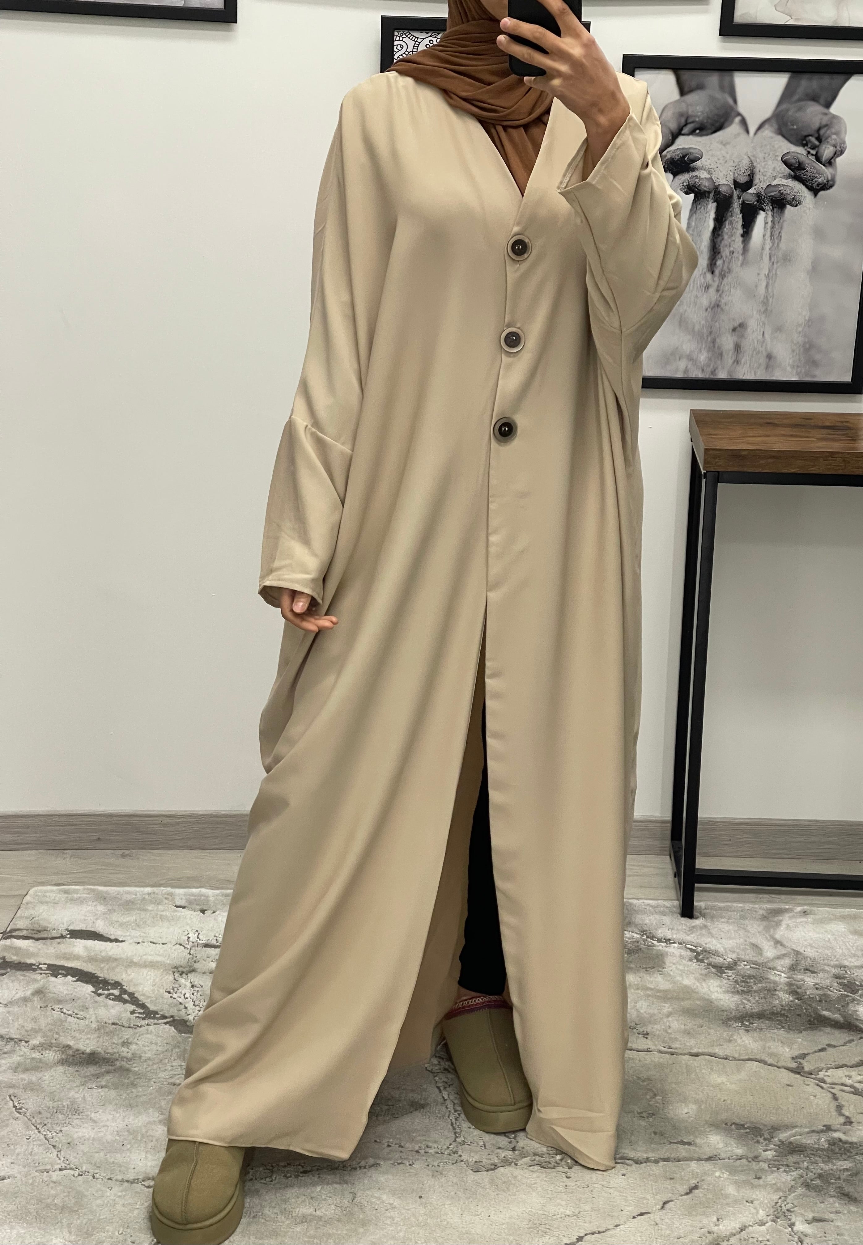 ABAYA KIMONO BOUTONNÉ RONIA