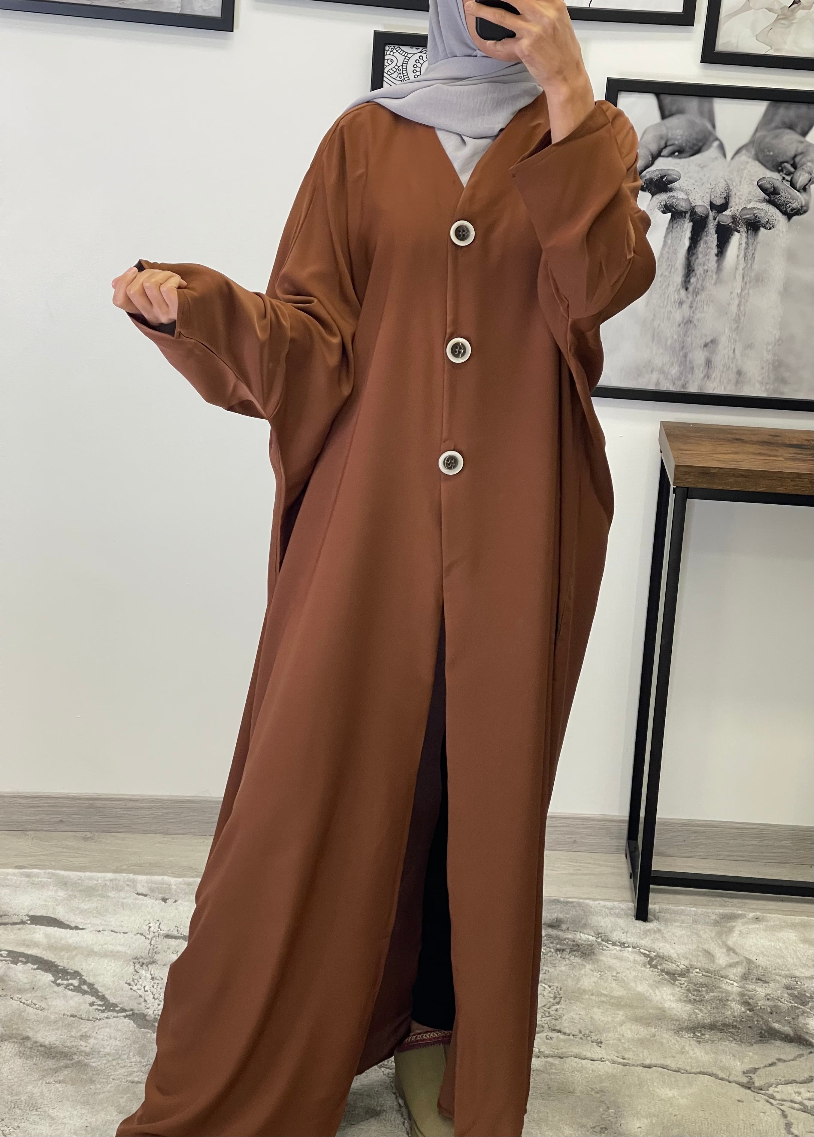 ABAYA KIMONO BOUTONNÉ RONIA