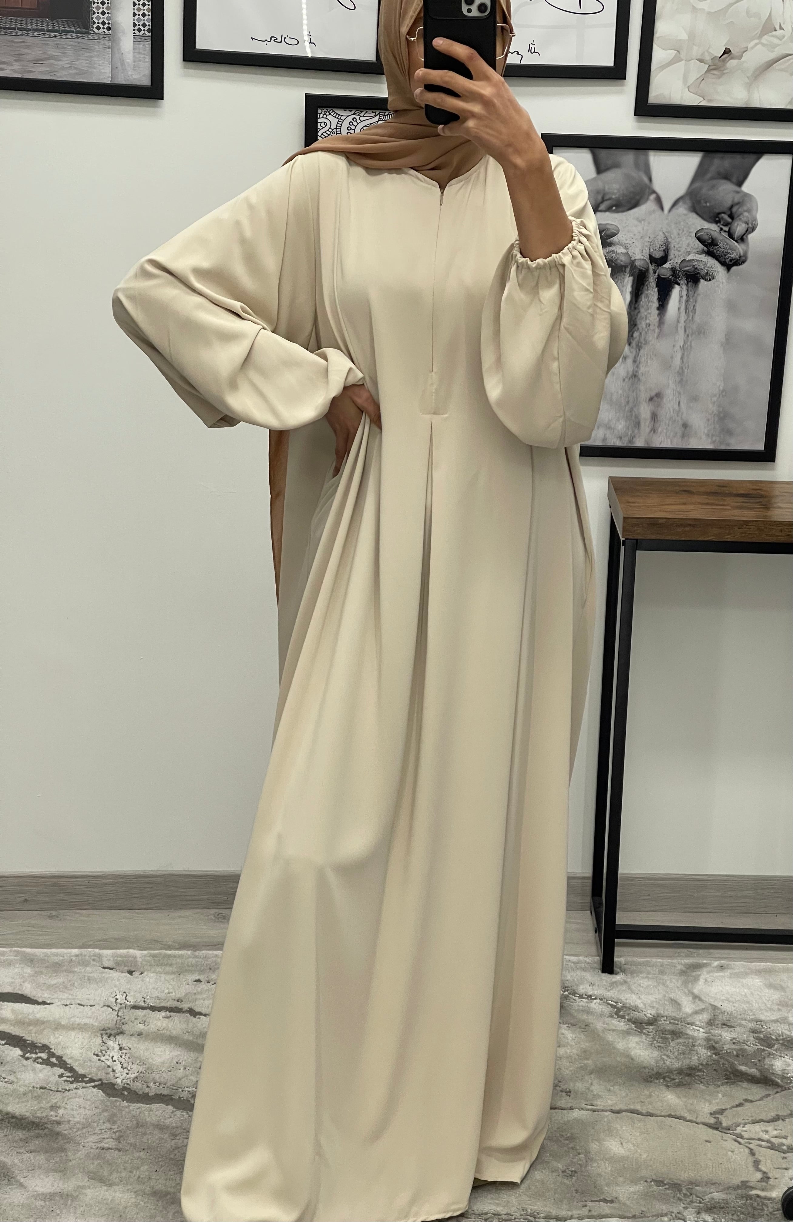 ABAYA SOIE DE MEDINE AMINA