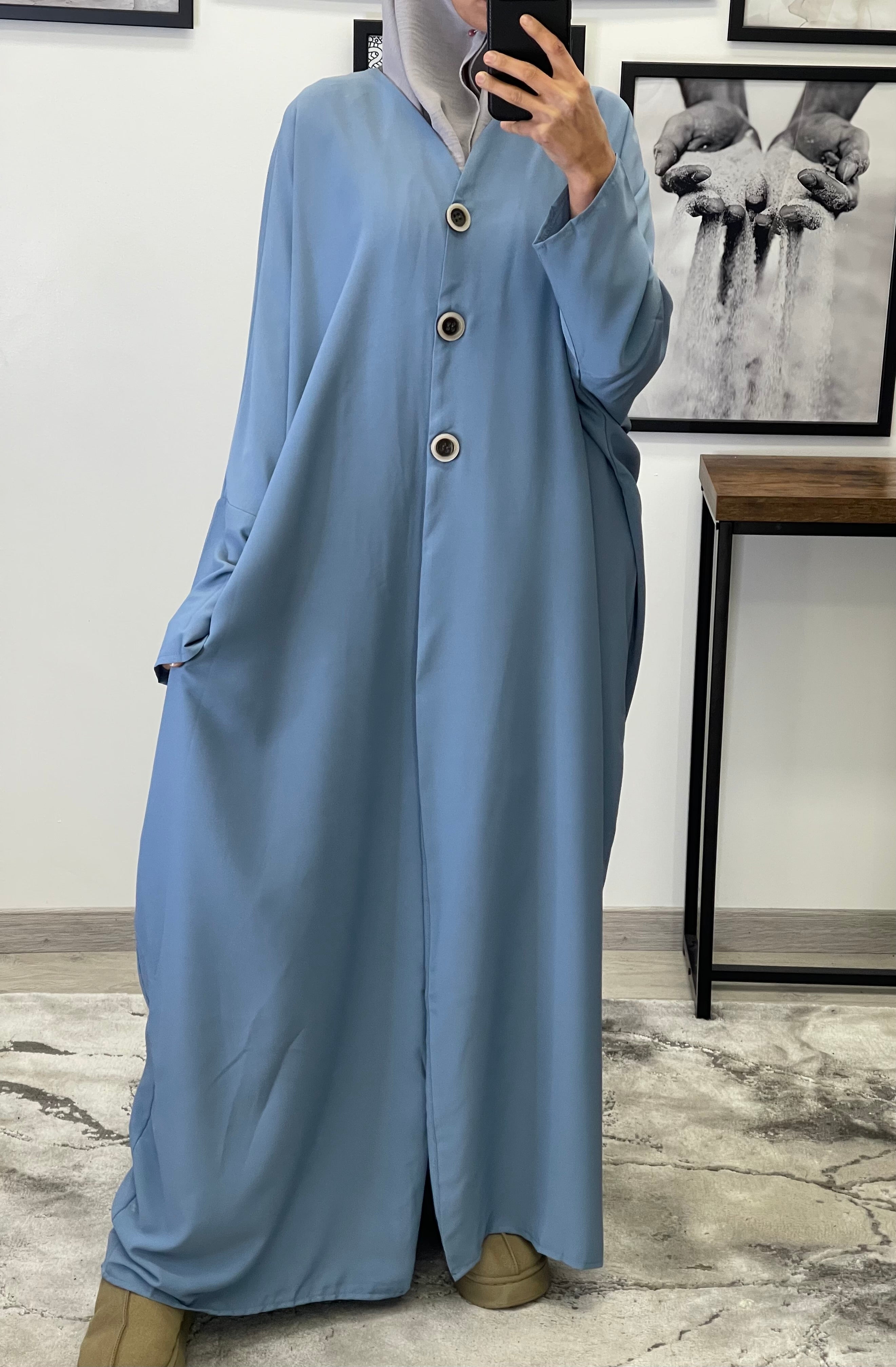 ABAYA KIMONO BOUTONNÉ RONIA