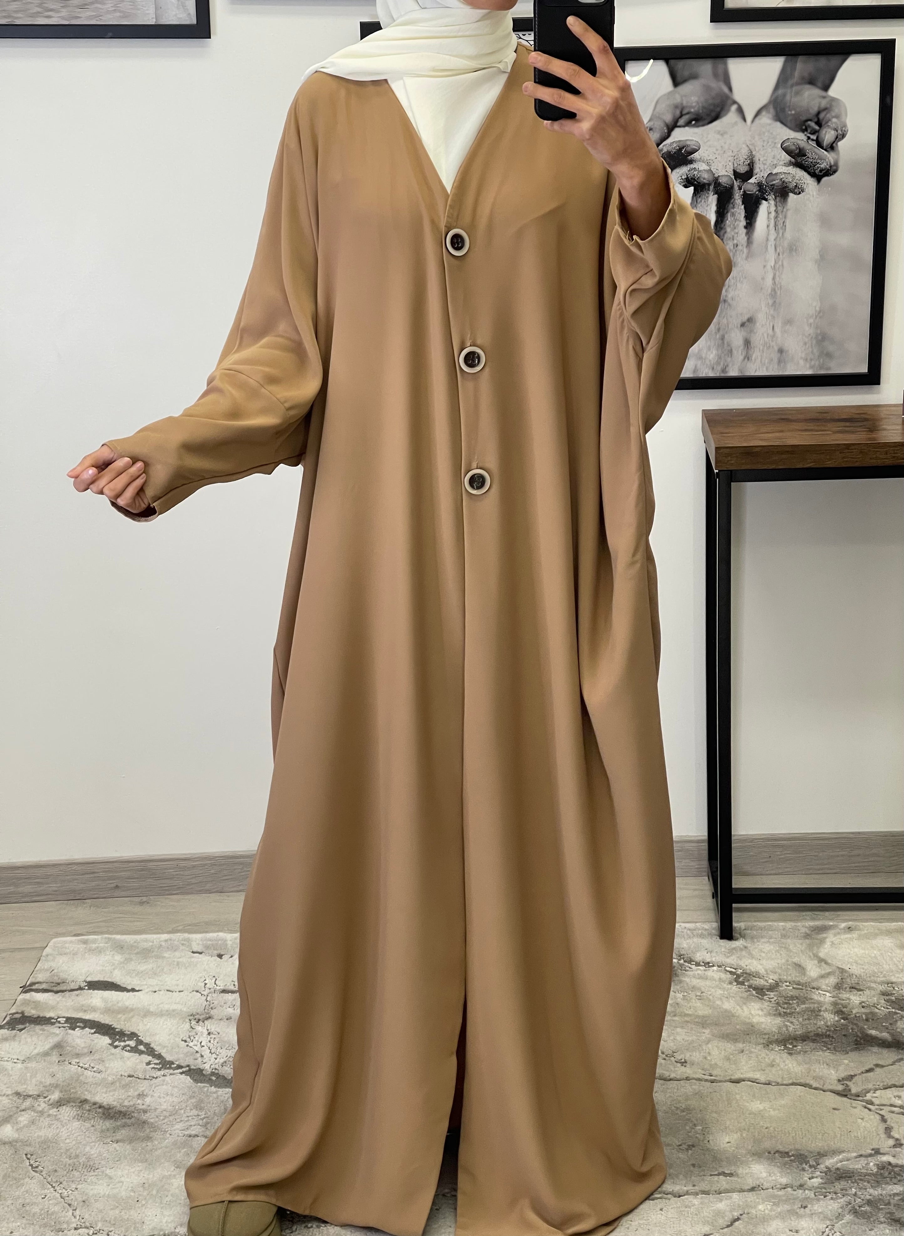 ABAYA KIMONO BOUTONNÉ RONIA