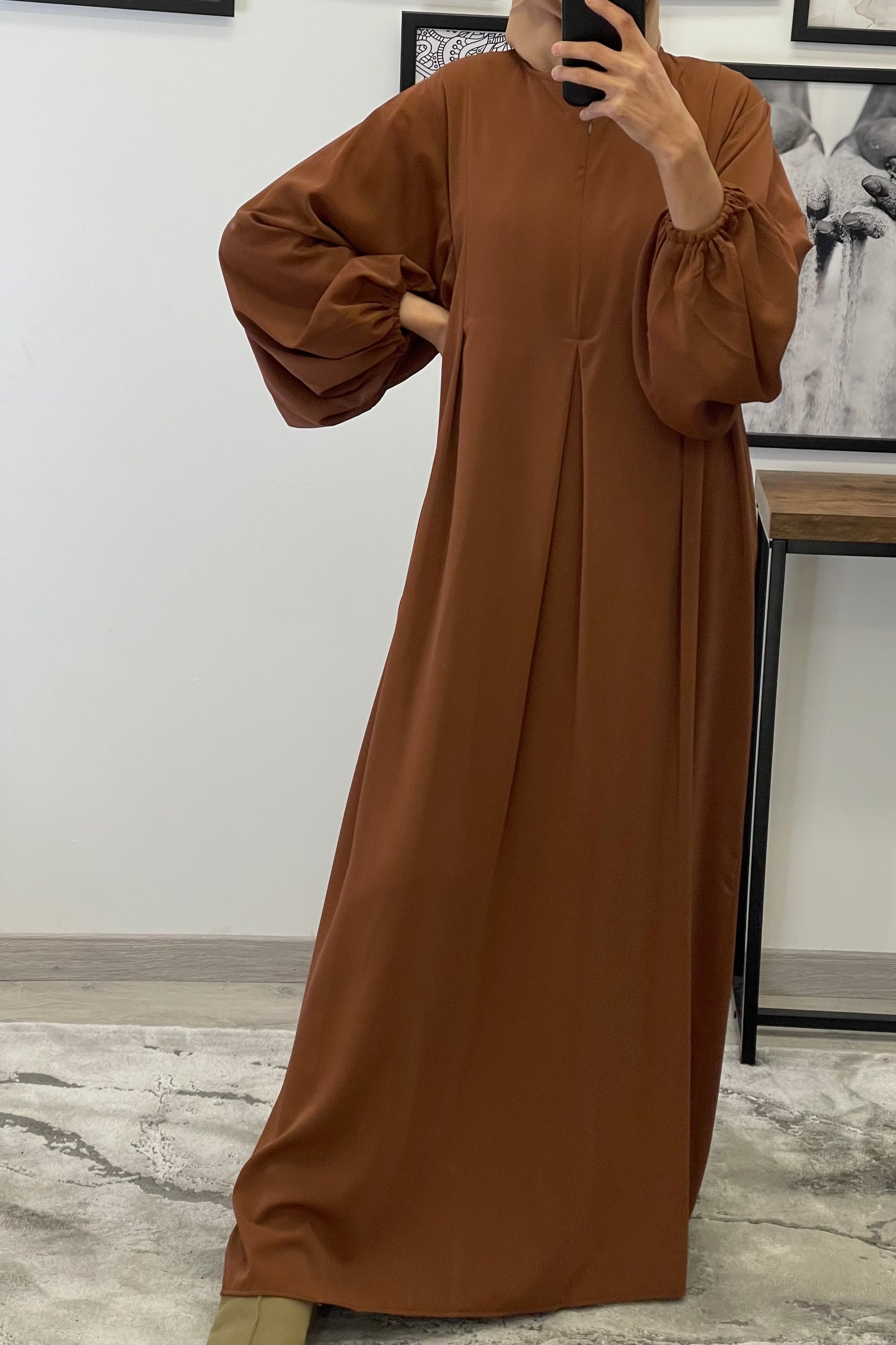 ABAYA SOIE DE MEDINE AMINA