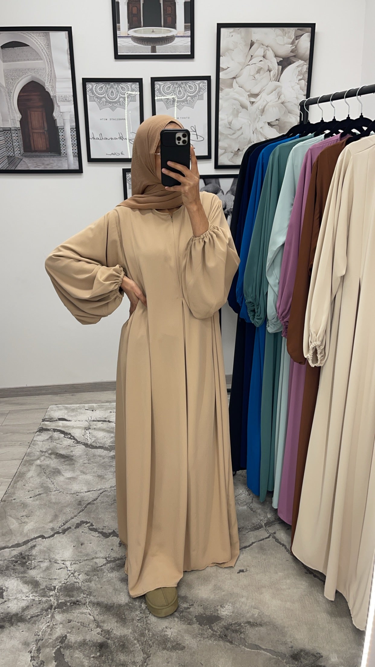 ABAYA SOIE DE MEDINE AMINA