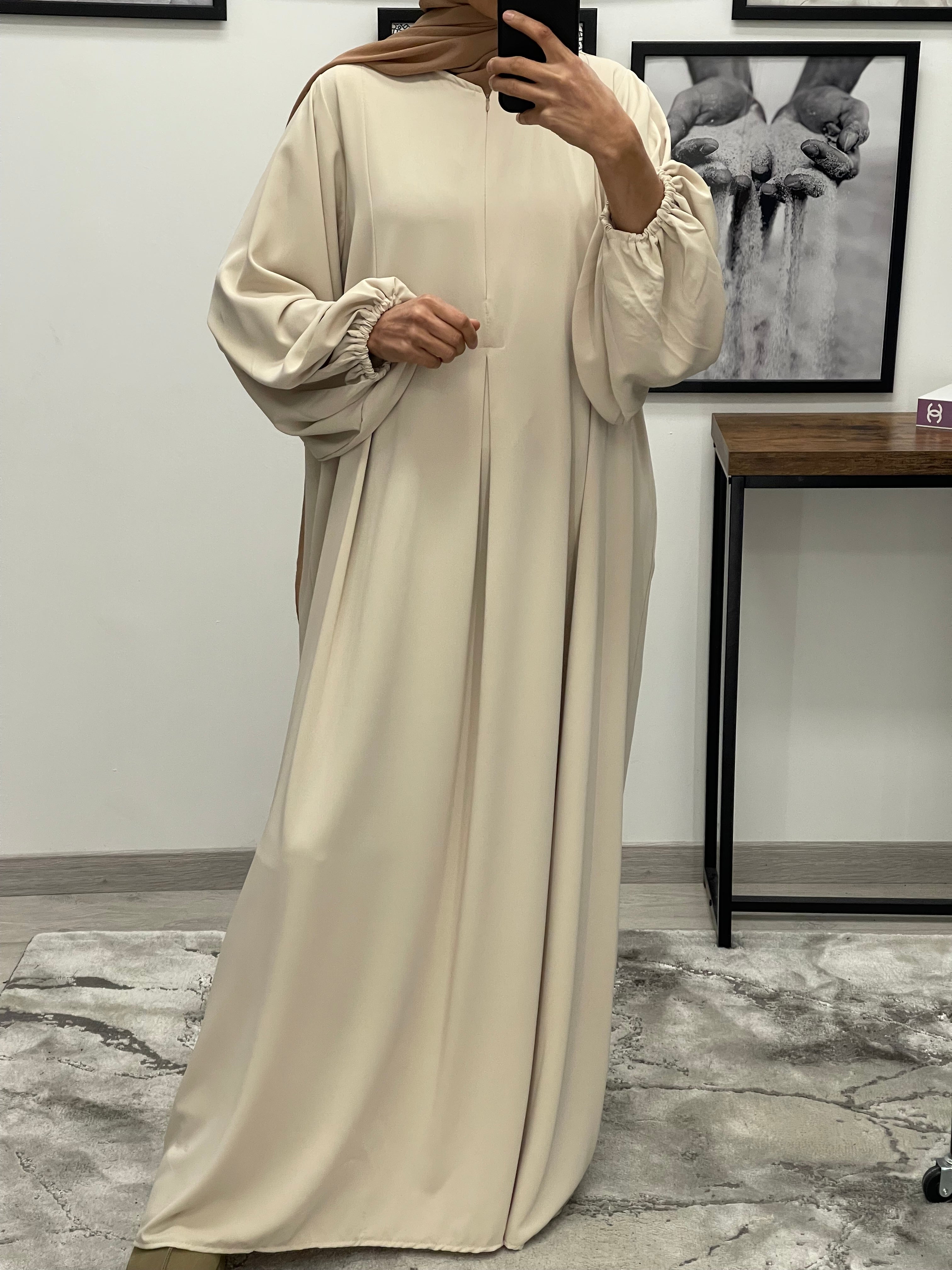 ABAYA SOIE DE MEDINE AMINA