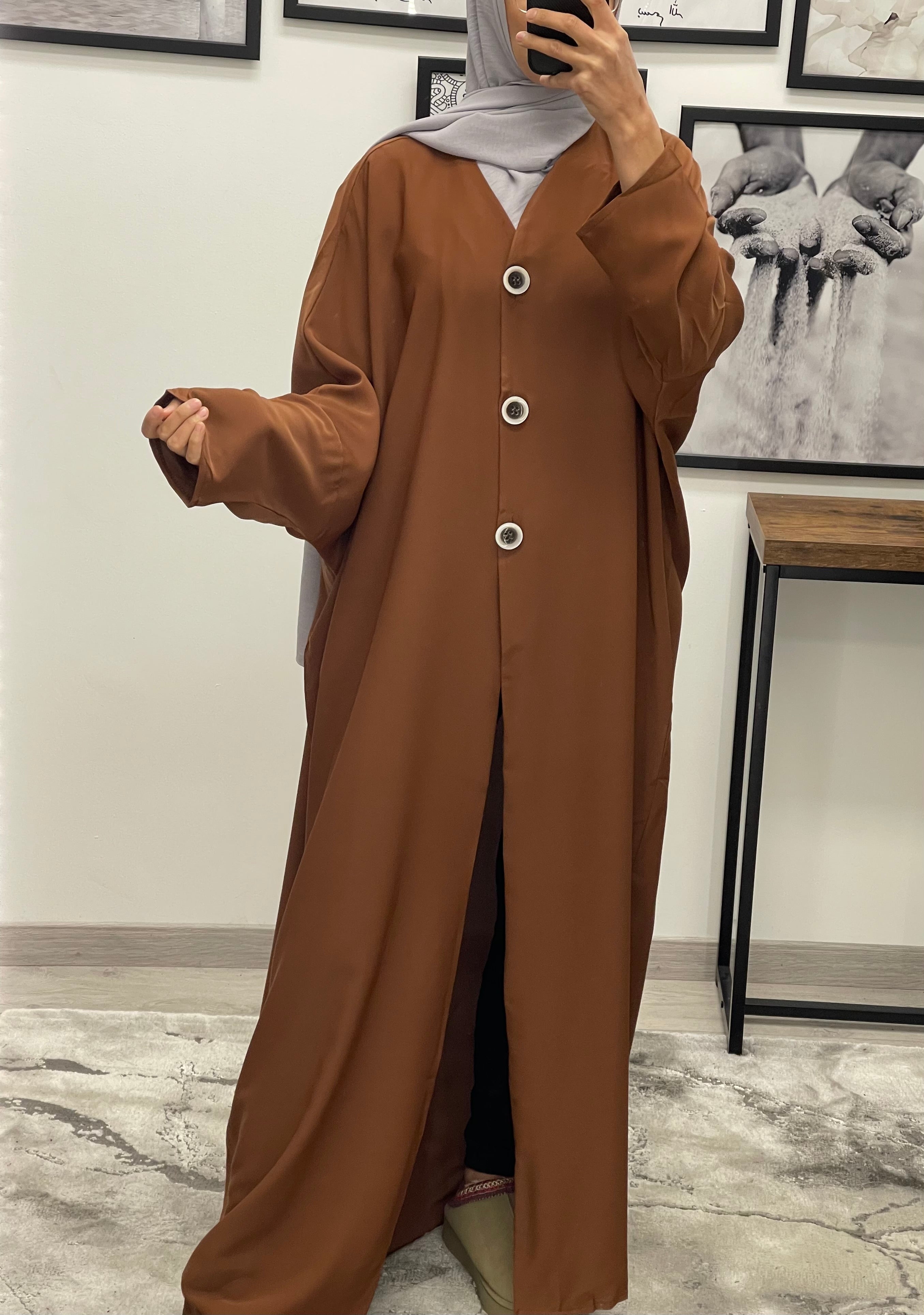 ABAYA KIMONO BOUTONNÉ RONIA