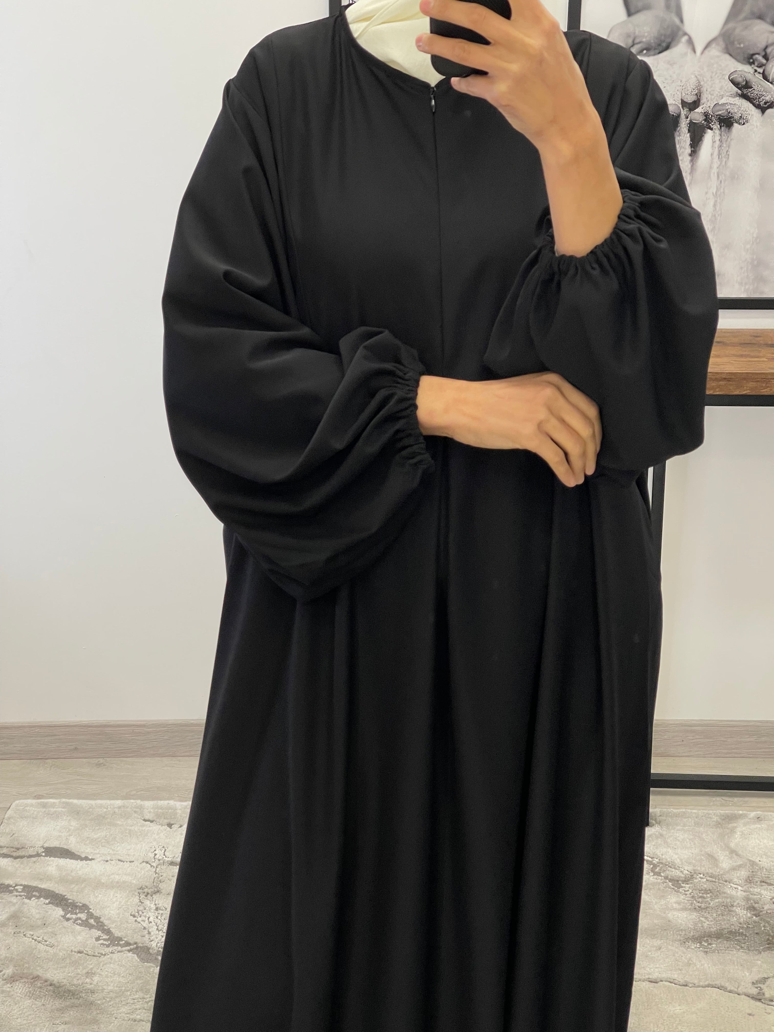 ABAYA SOIE DE MEDINE AMINA