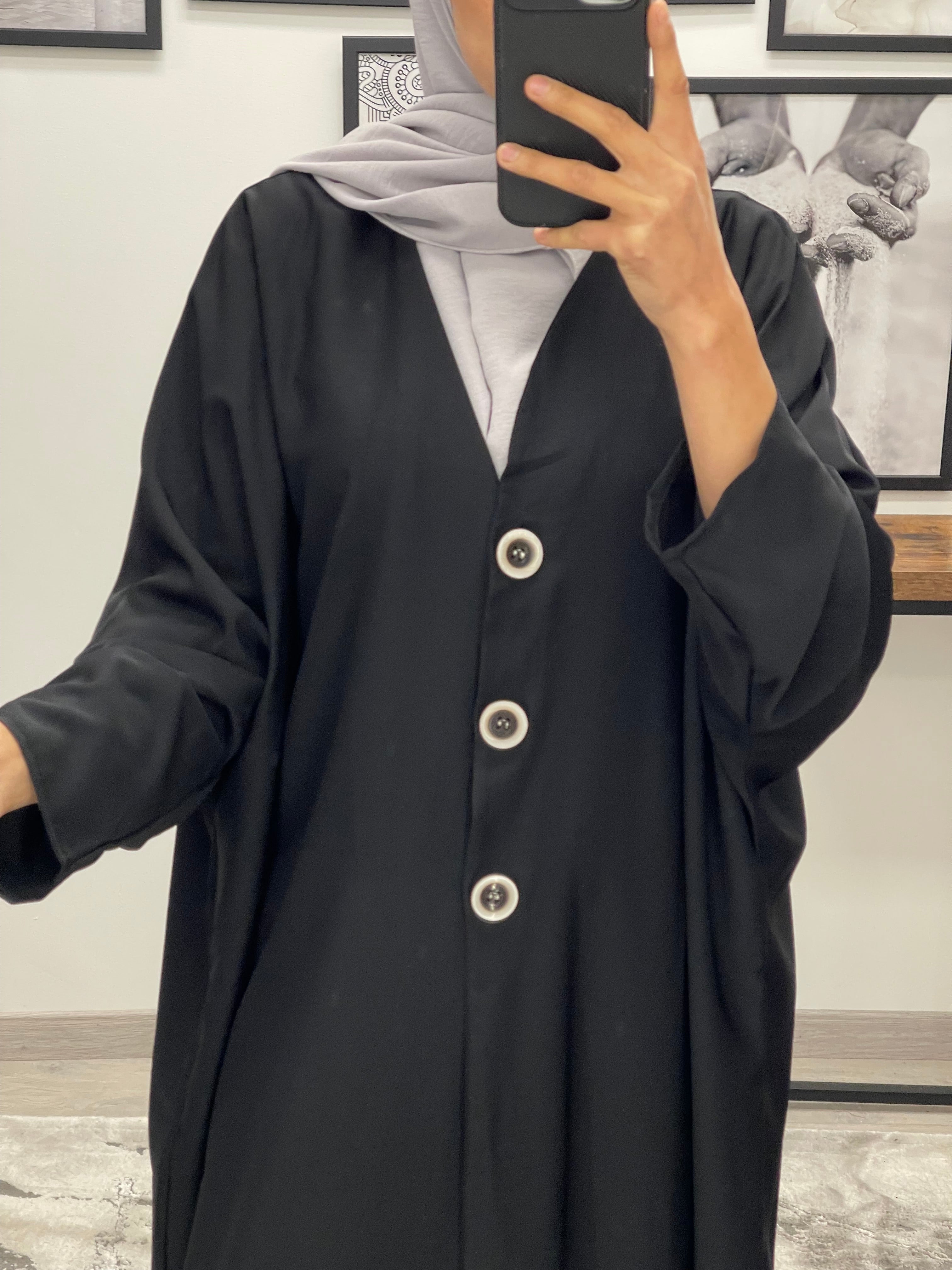 ABAYA KIMONO BOUTONNÉ RONIA