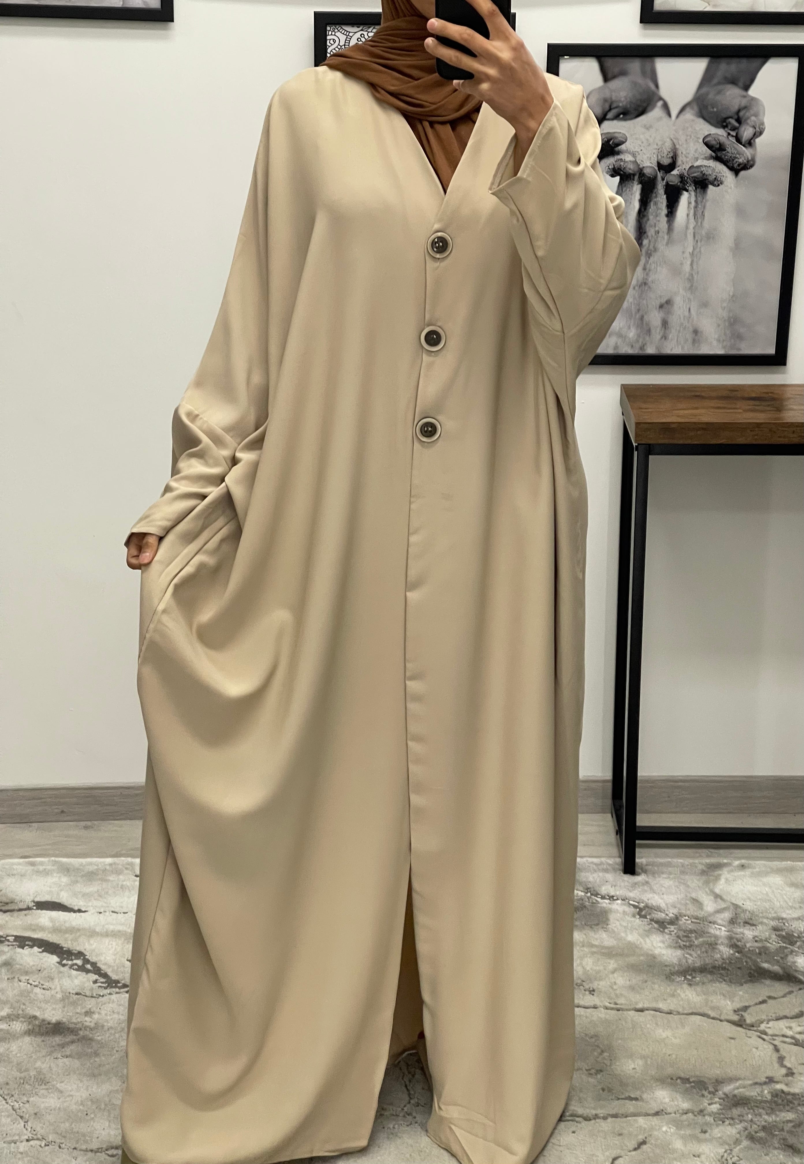 ABAYA KIMONO BOUTONNÉ RONIA