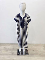 Charger l'image dans la galerie, Gandoura Enfant Rayée – Tenue Traditionnelle Garçon (2-16 ans)
