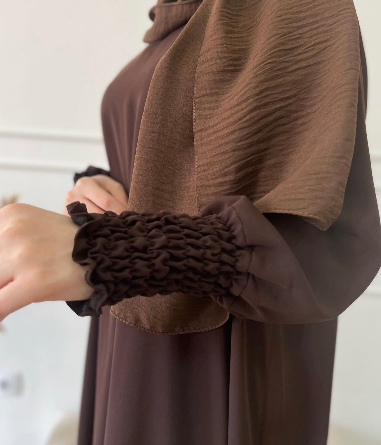 ABAYA JENNAH CHOCOLAT