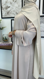 Charger l&#39;image dans la galerie, ABAYA SATIN NUDE
