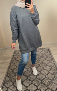 SWEAT-SHIRT GRIS