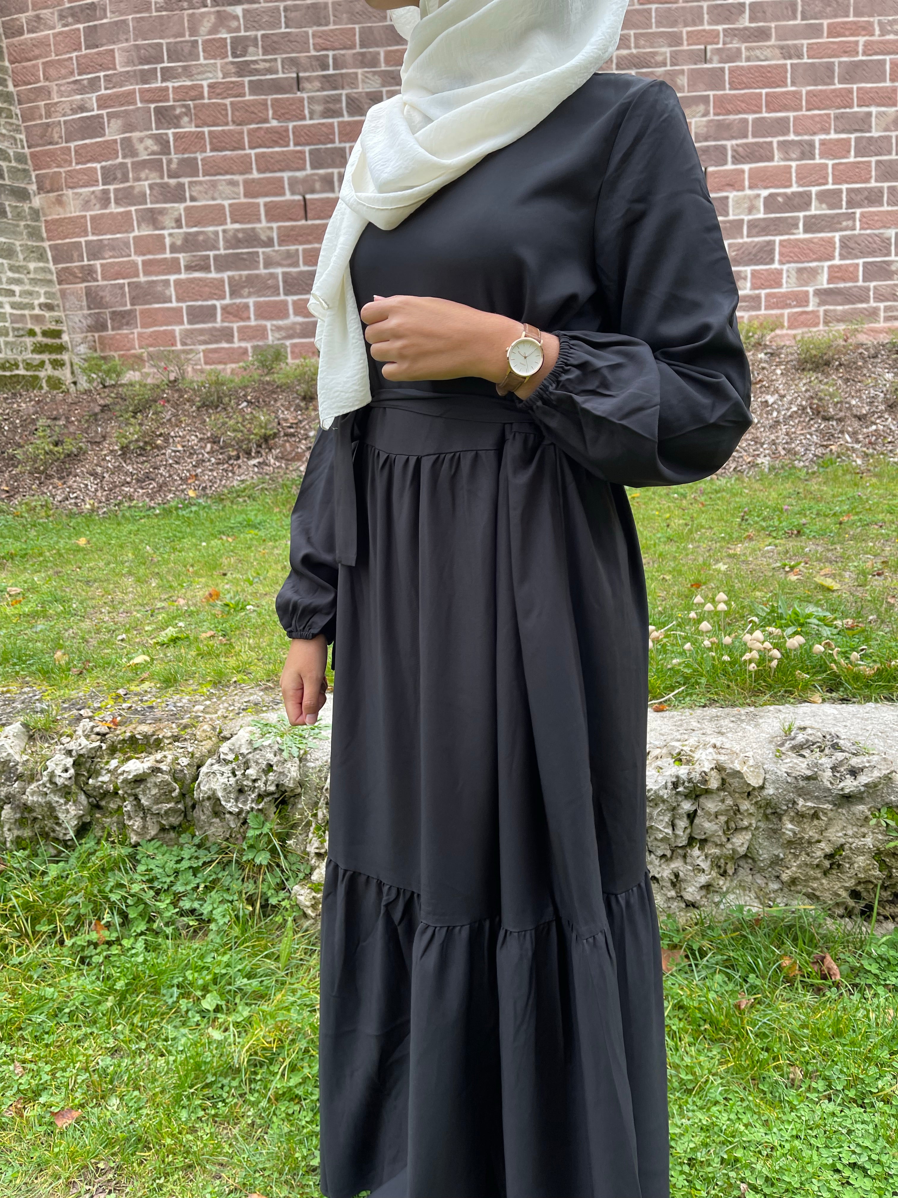 ROBE AMINA NOIR