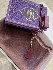 COFFRET CORAN MAUVE