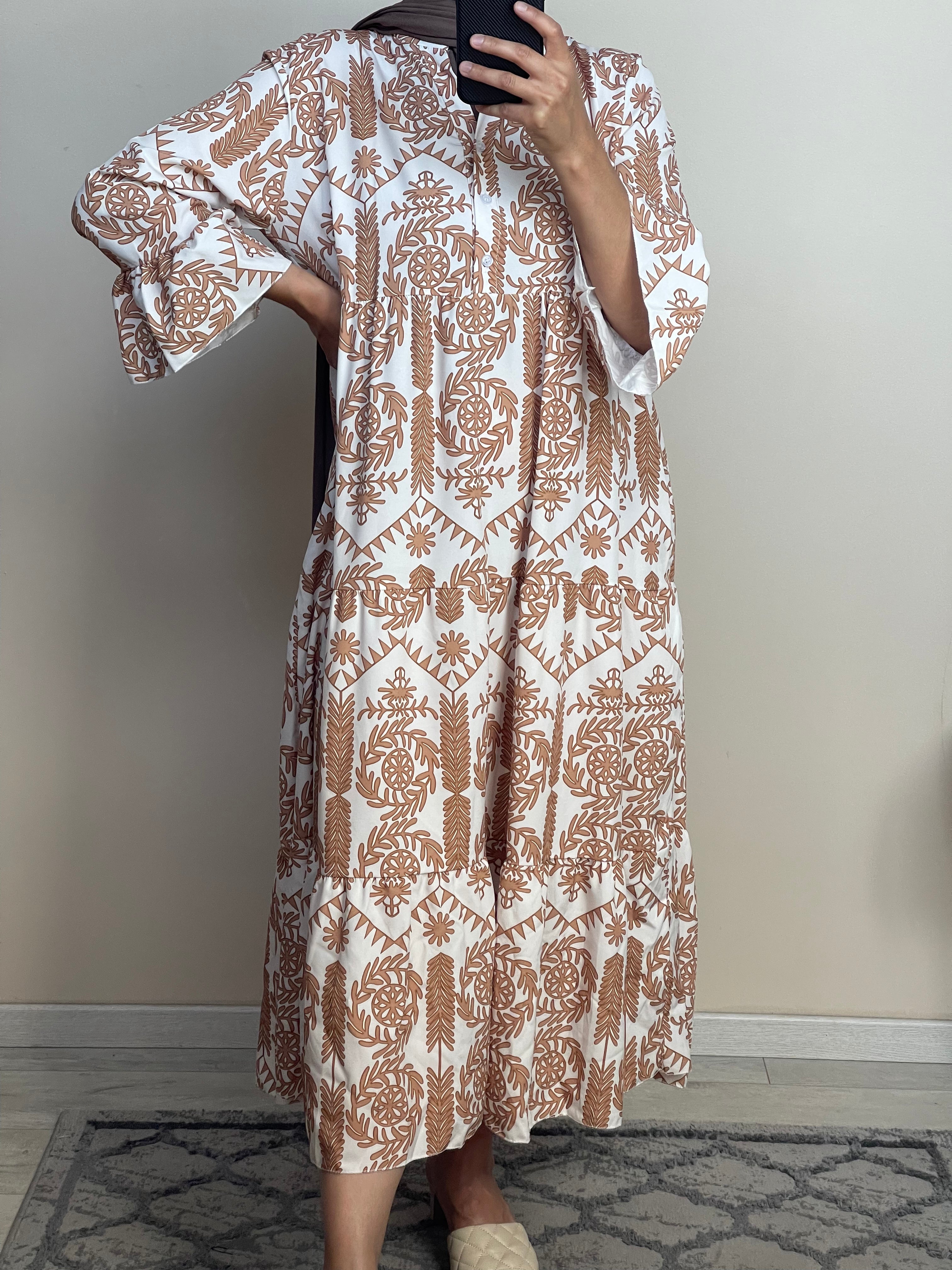 ROBE AZTEQUE BEIGE