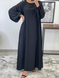 ROBE ABAYA JAWHARA NOIR