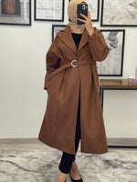 Charger l&#39;image dans la galerie, MANTEAU OVERSIZE CAMEL
