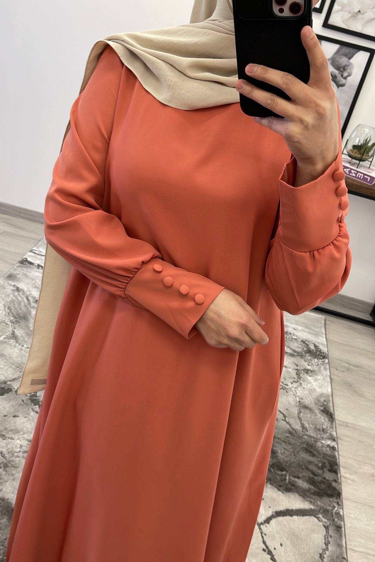 ABAYA SOIE DE MEDINE ESMA