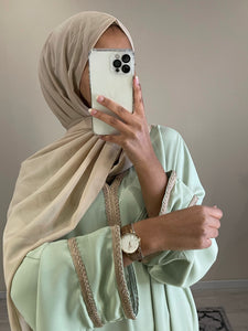 ROBE CAFTAN SATIN AMIRA