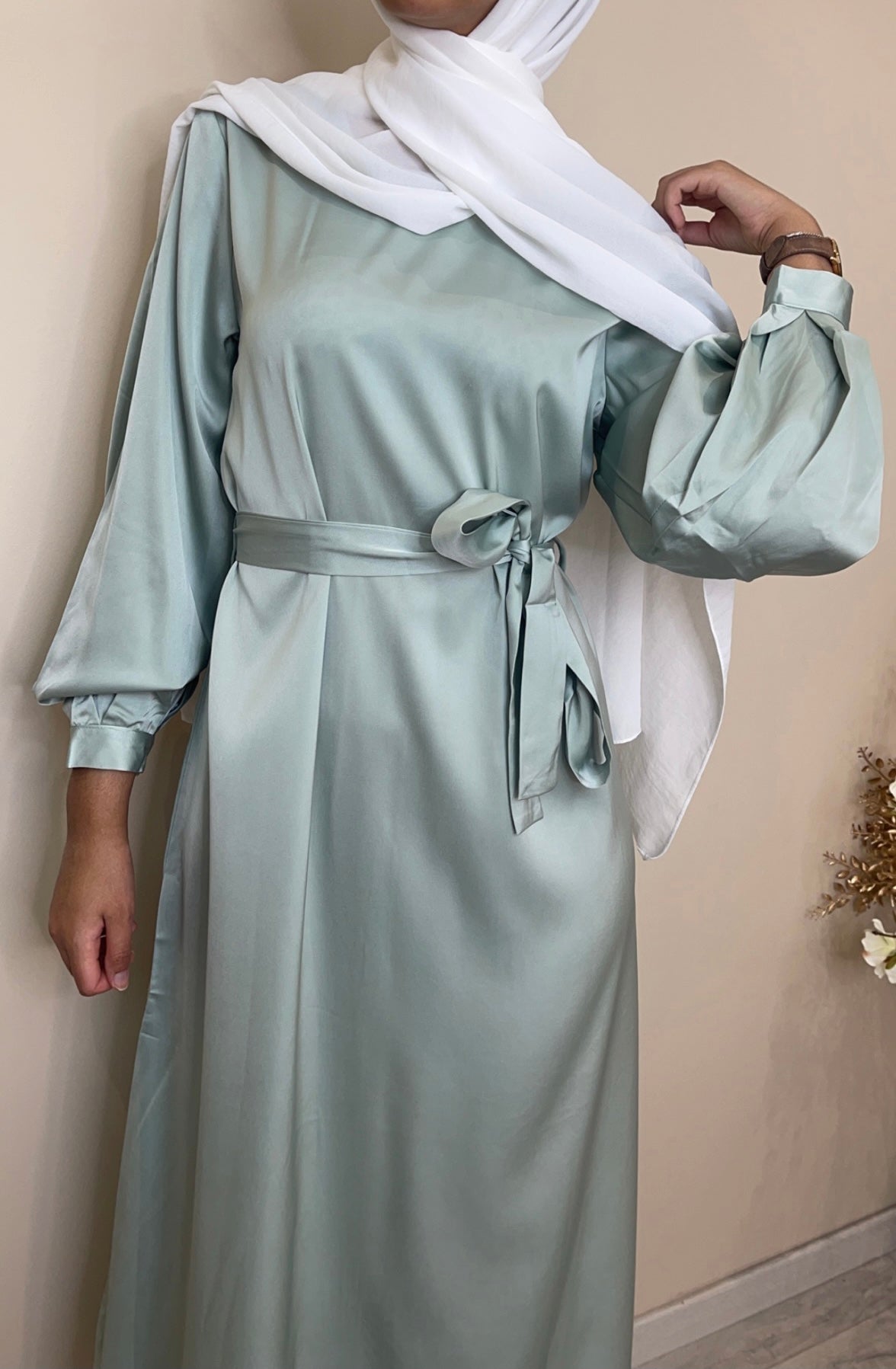 ROBE SATIN ALMIRA