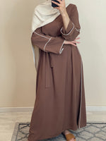 Charger l&#39;image dans la galerie, ABAYA LISA BEIGE
