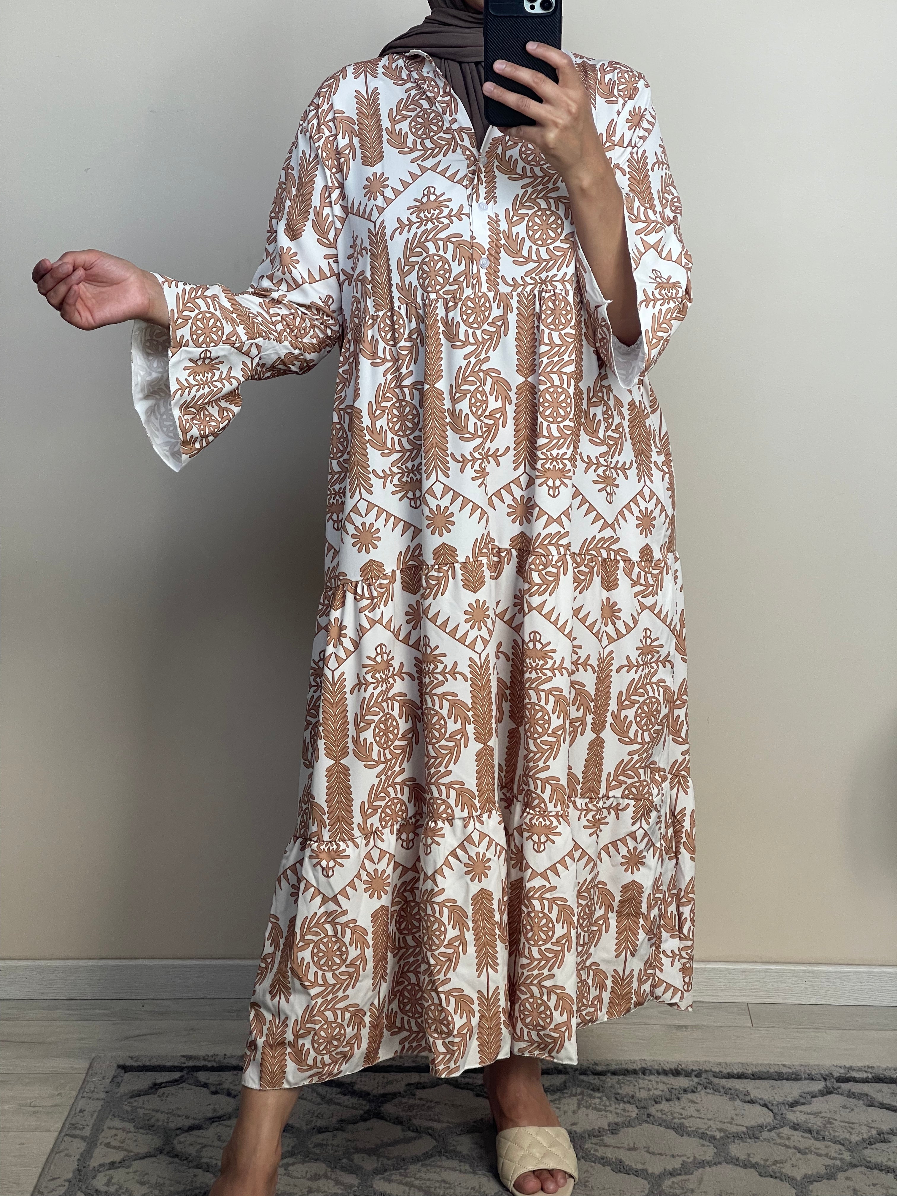 ROBE AZTEQUE BEIGE