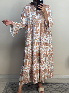 ROBE AZTEQUE BEIGE