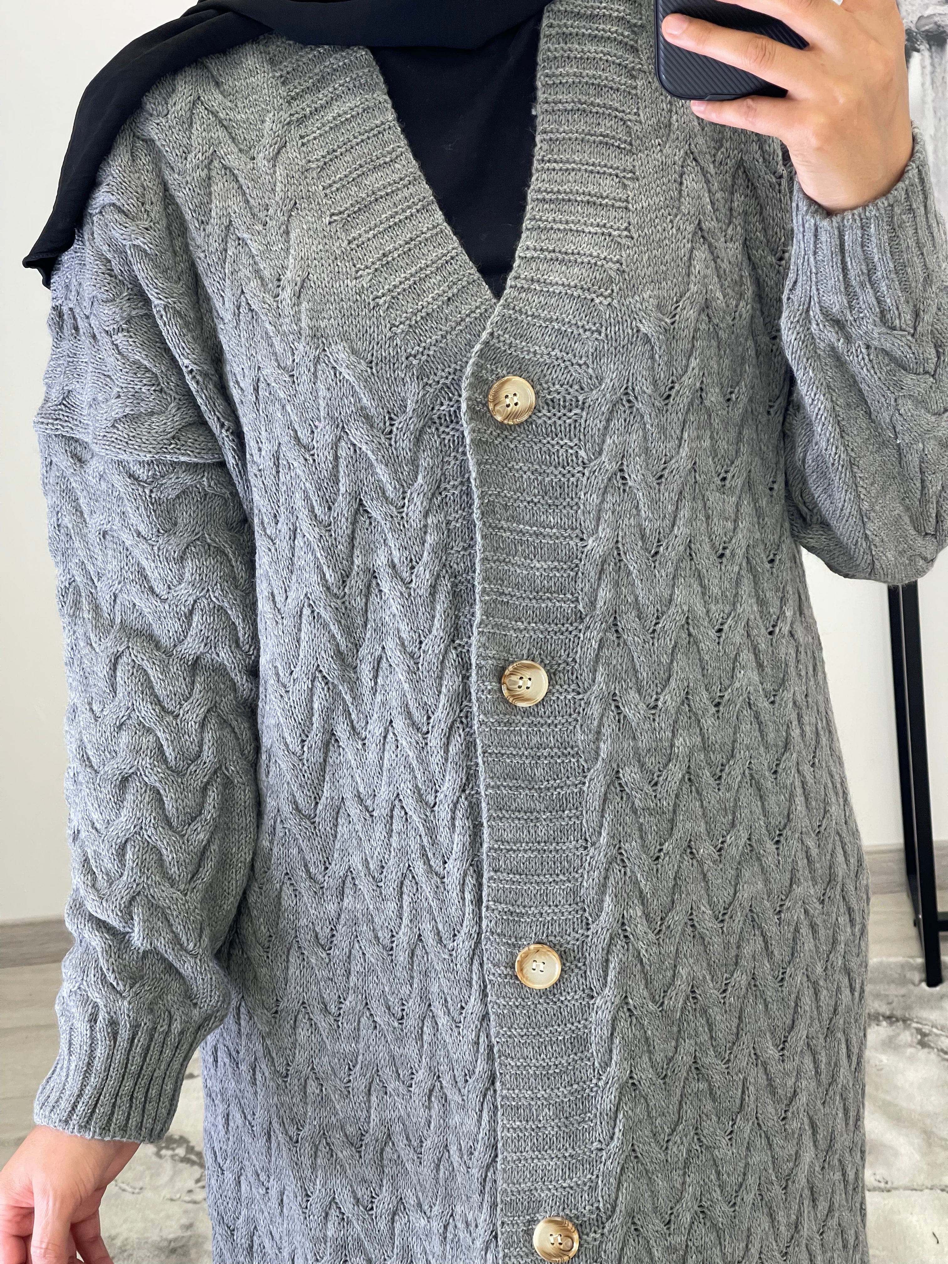 GILET BOUTONNÉE MAILLE