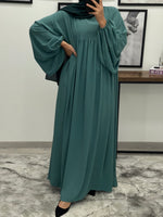 Charger l&#39;image dans la galerie, ABAYA AMINA VERT CANARD
