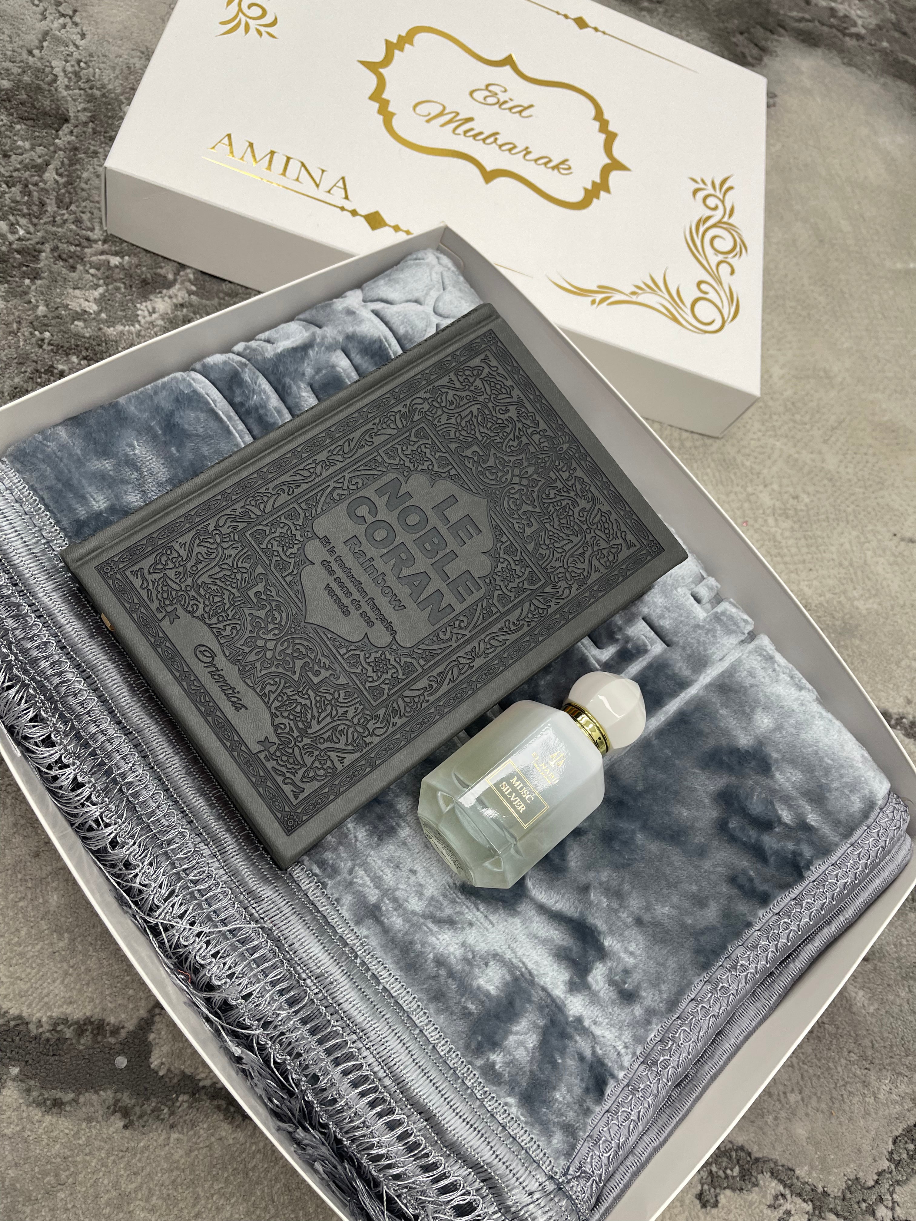 COFFRET EID MUBARAK GRIS