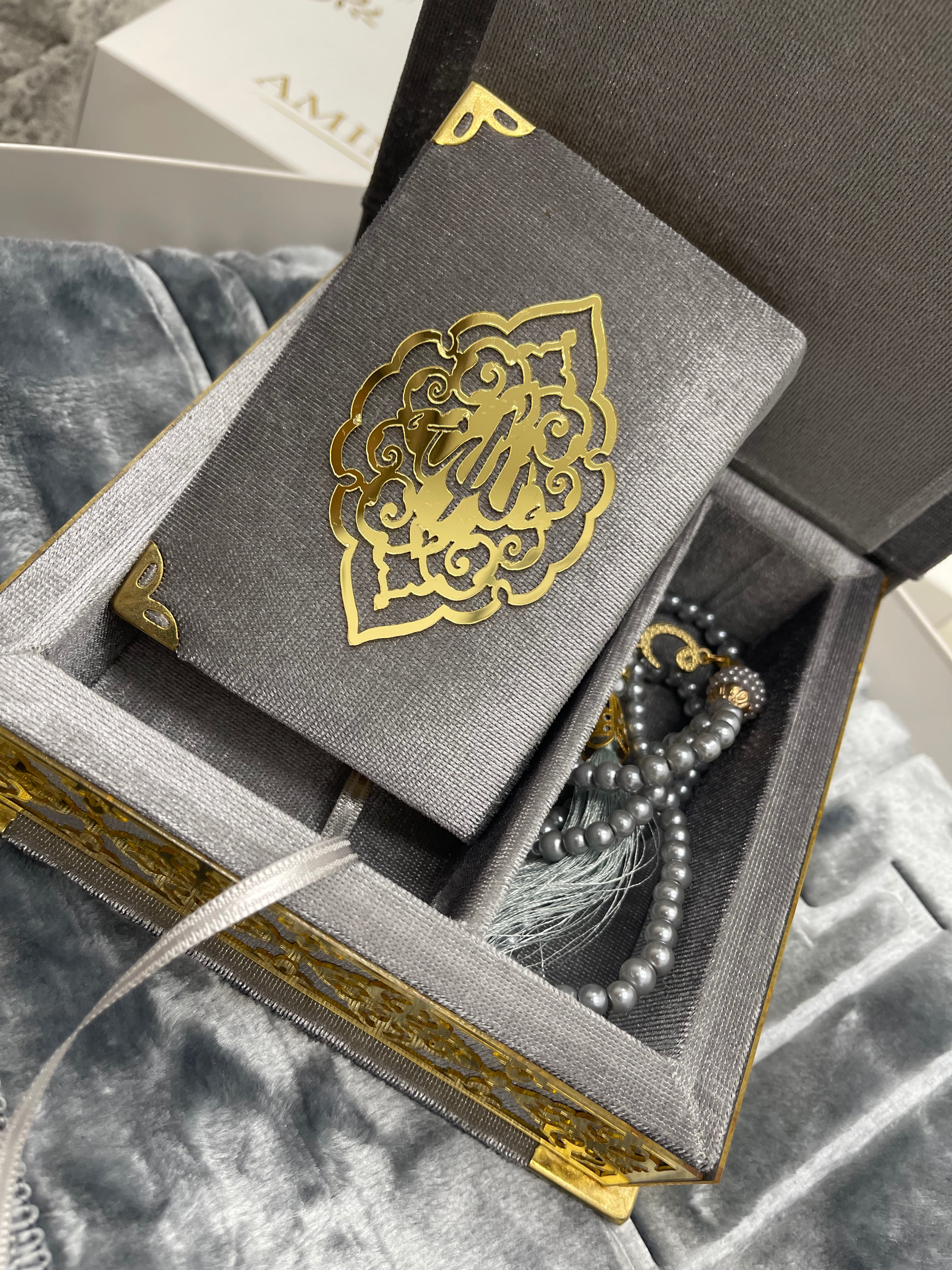 COFFRET EID MUBARAK GRIS