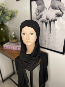 HIJAB PRÊT À ENFILER NOIR