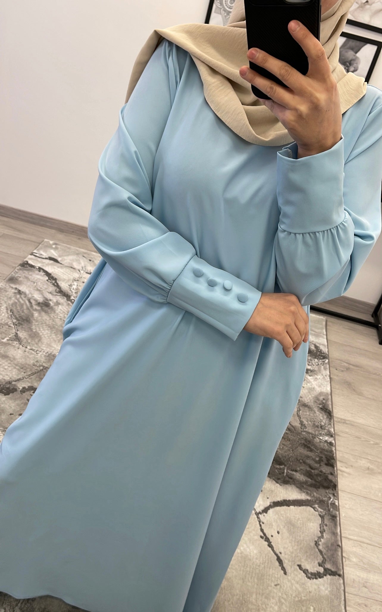 ABAYA SOIE DE MEDINE ESMA