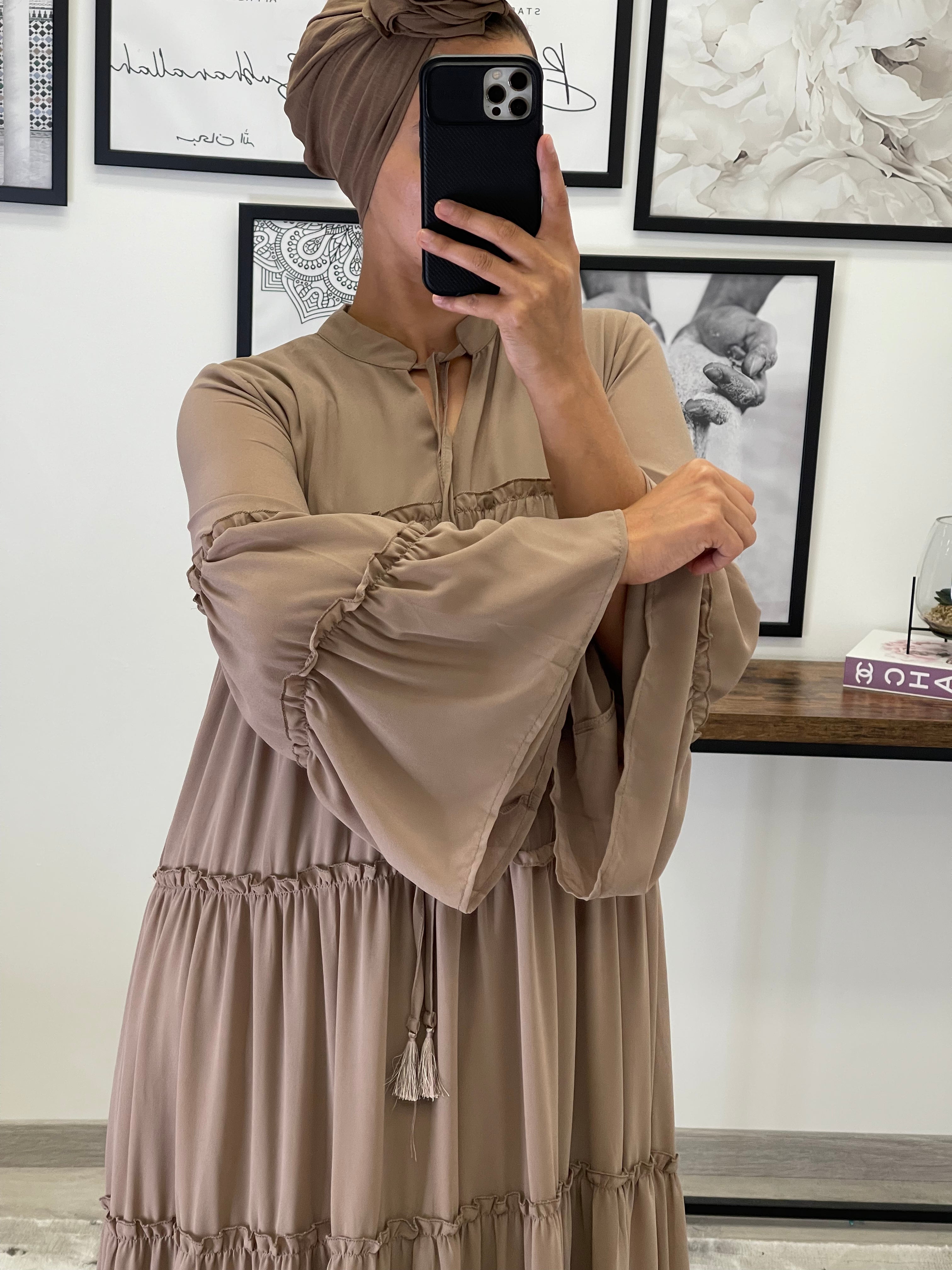 ROBE SAFYIA BEIGE