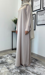 Charger l&#39;image dans la galerie, ABAYA SATIN NUDE
