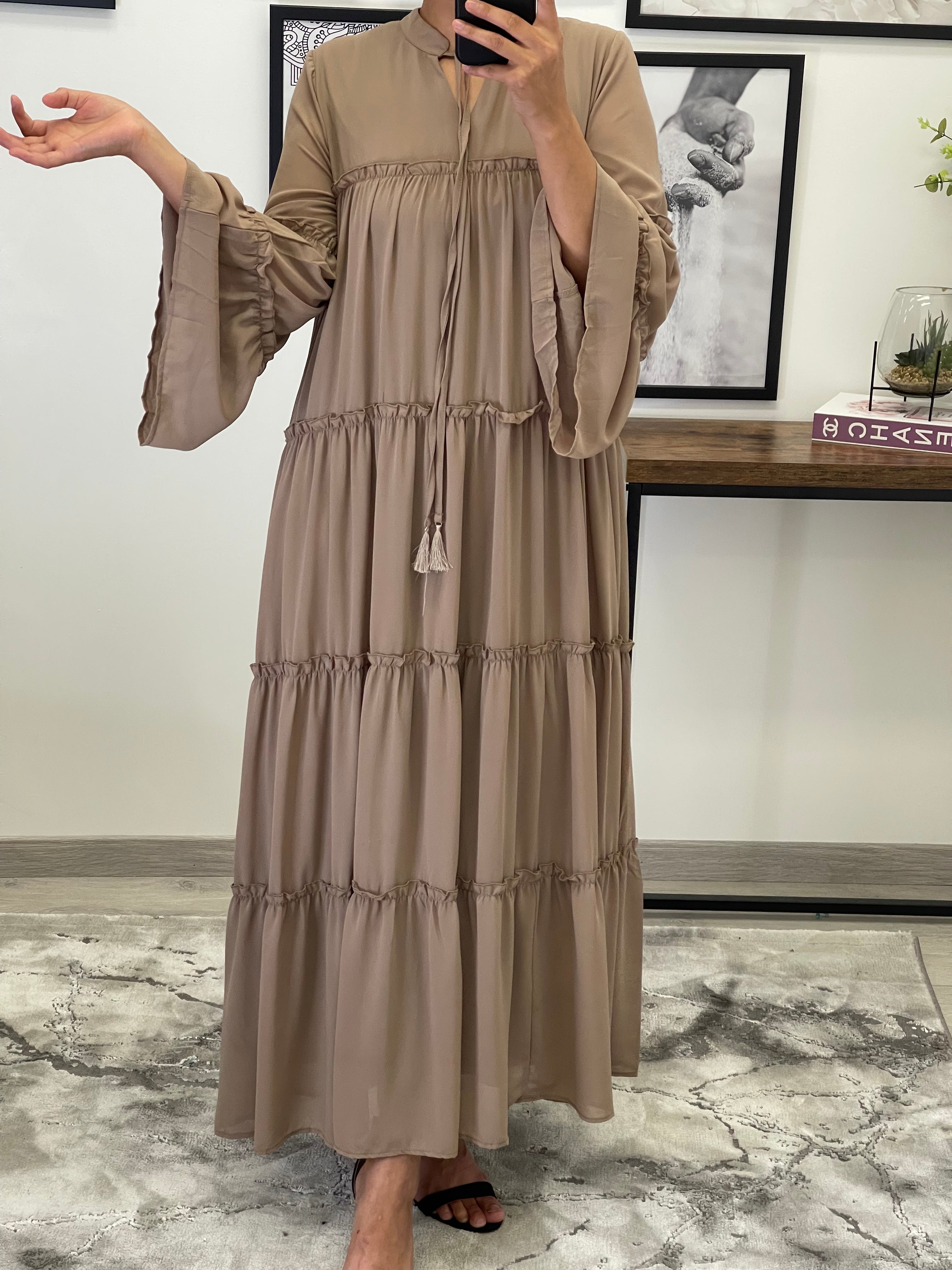 ROBE SAFYIA BEIGE