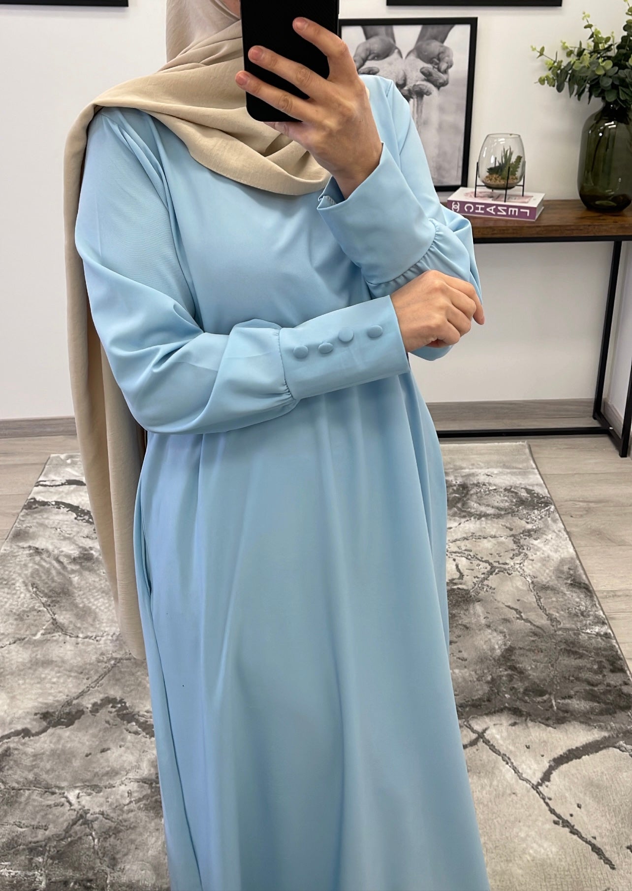 ABAYA SOIE DE MEDINE ESMA