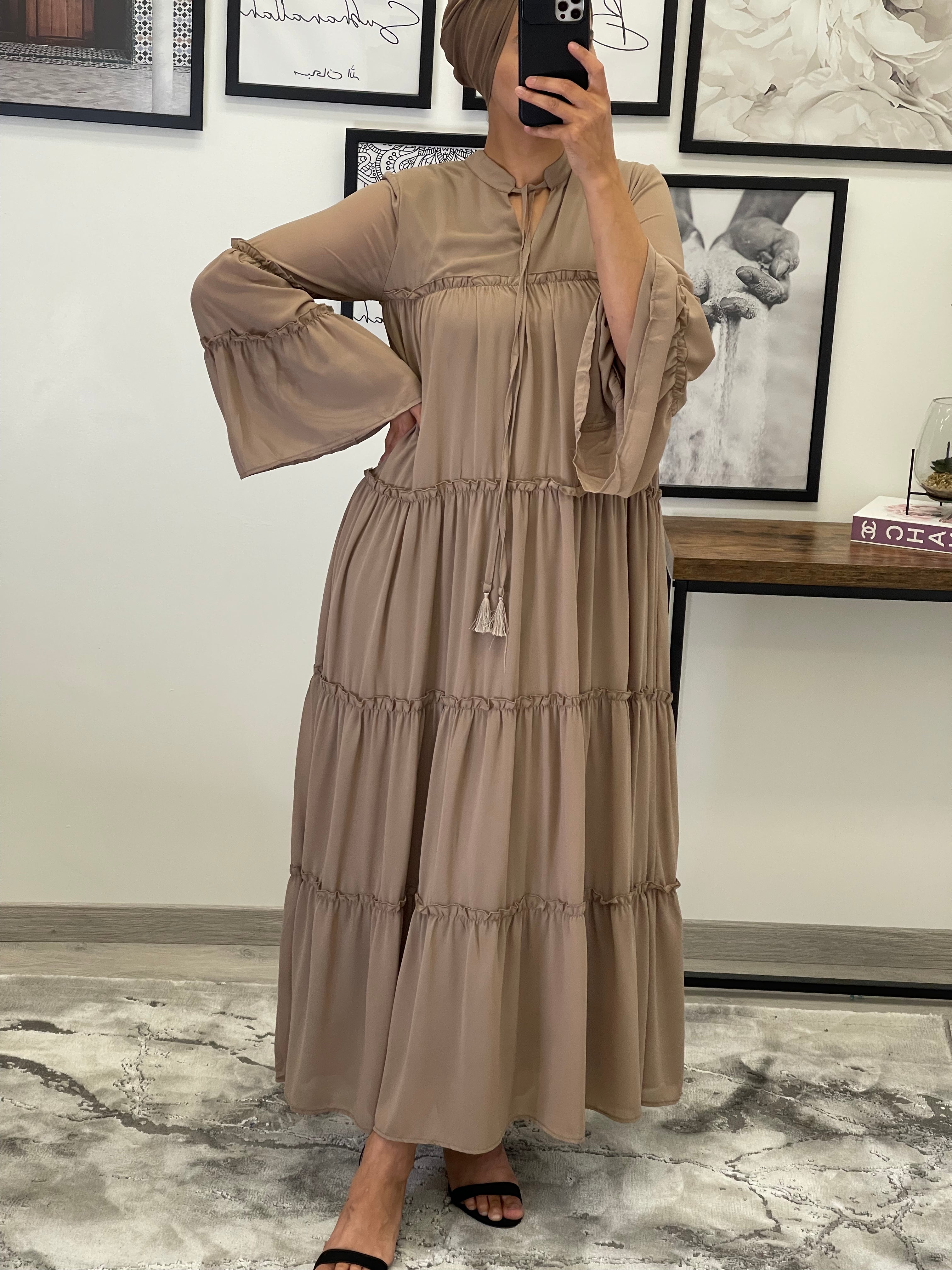 ROBE SAFYIA BEIGE