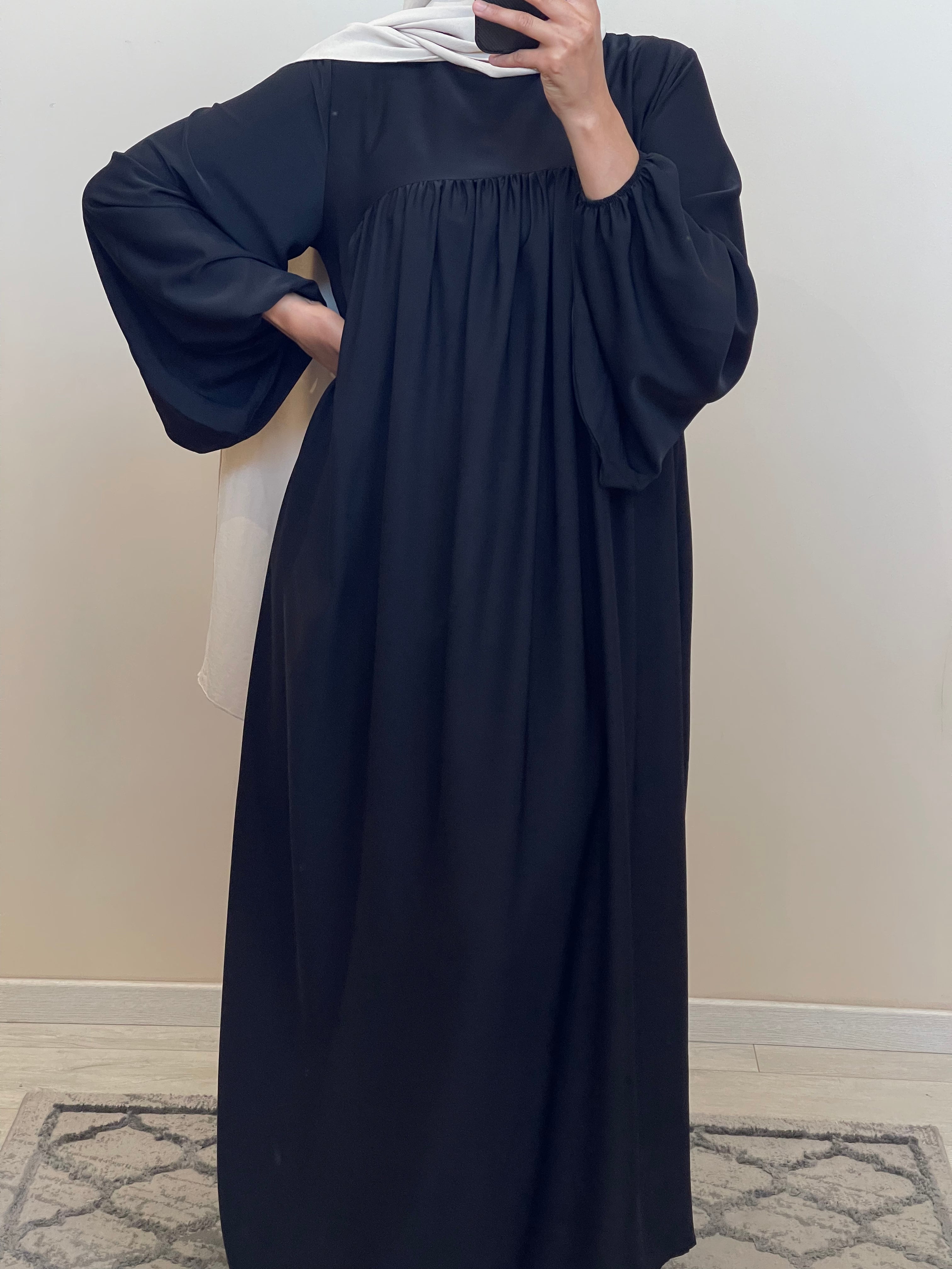 ABAYA LOUISA NOIR