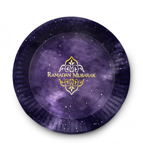 Assiettes ramadan mubarak