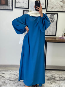 ROBE ABAYA JAWHARA BLEU