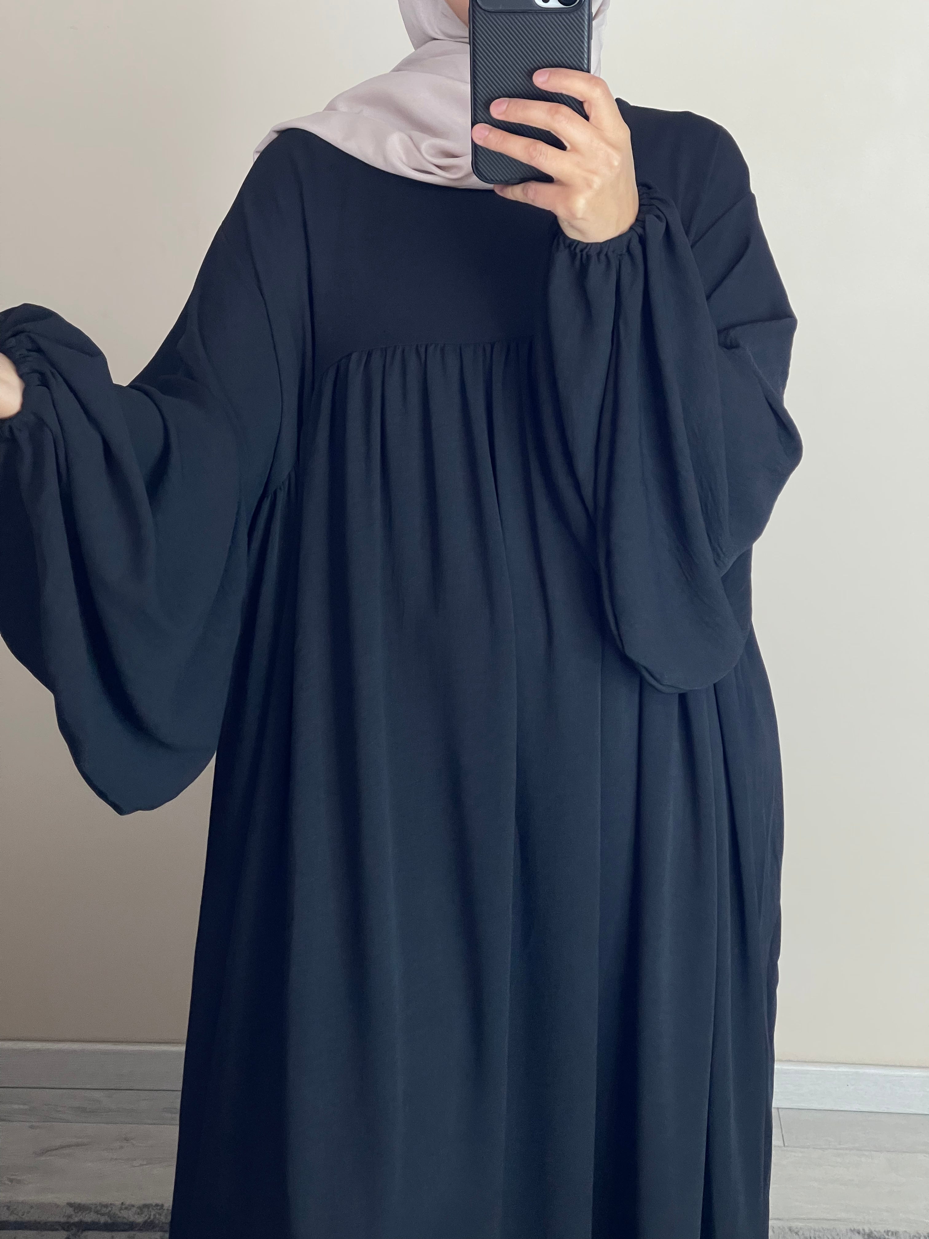 ABAYA AMINA NOIR