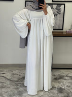 Charger l&#39;image dans la galerie, ABAYA AMINA BLANC
