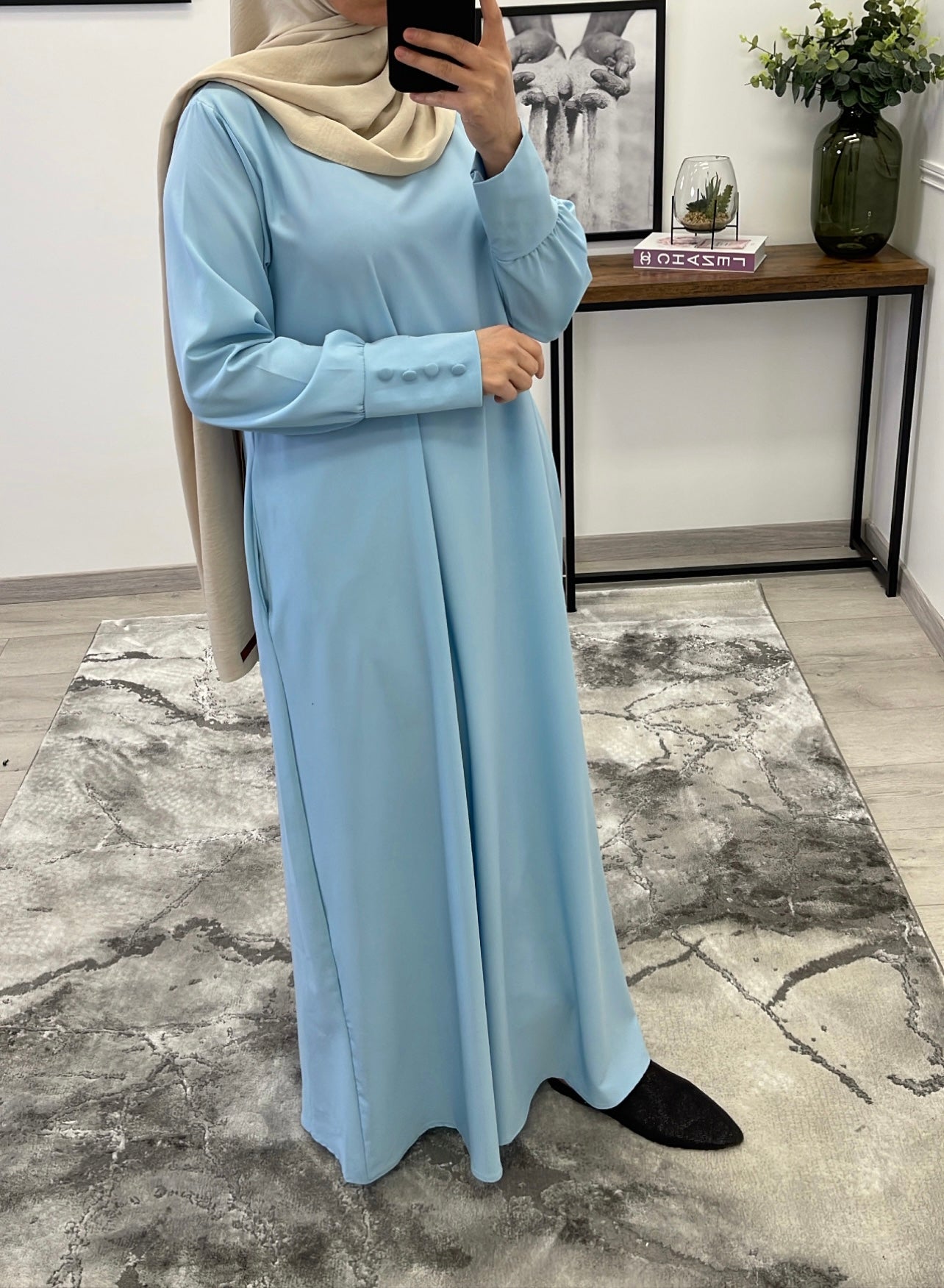 ABAYA SOIE DE MEDINE ESMA