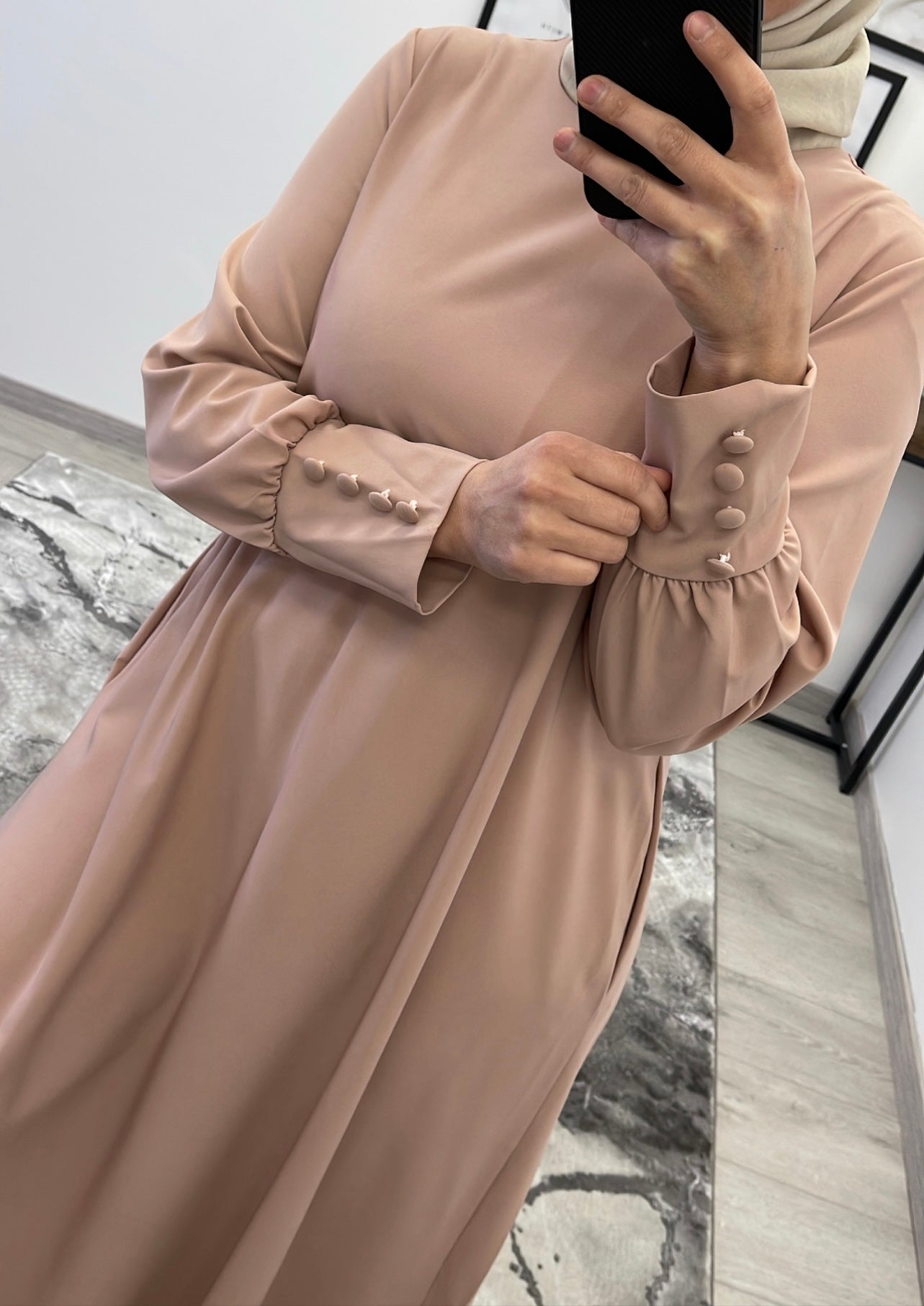 ABAYA SOIE DE MEDINE ESMA