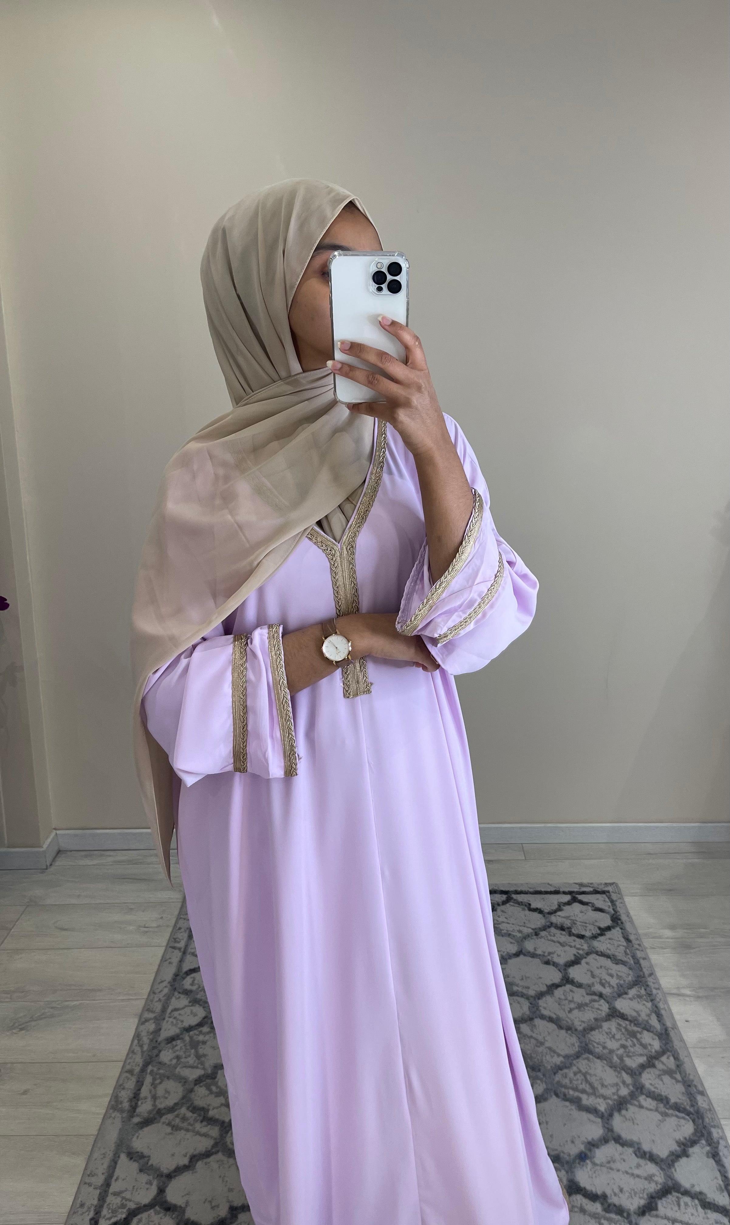 ROBE CAFTAN SATIN AMIRA