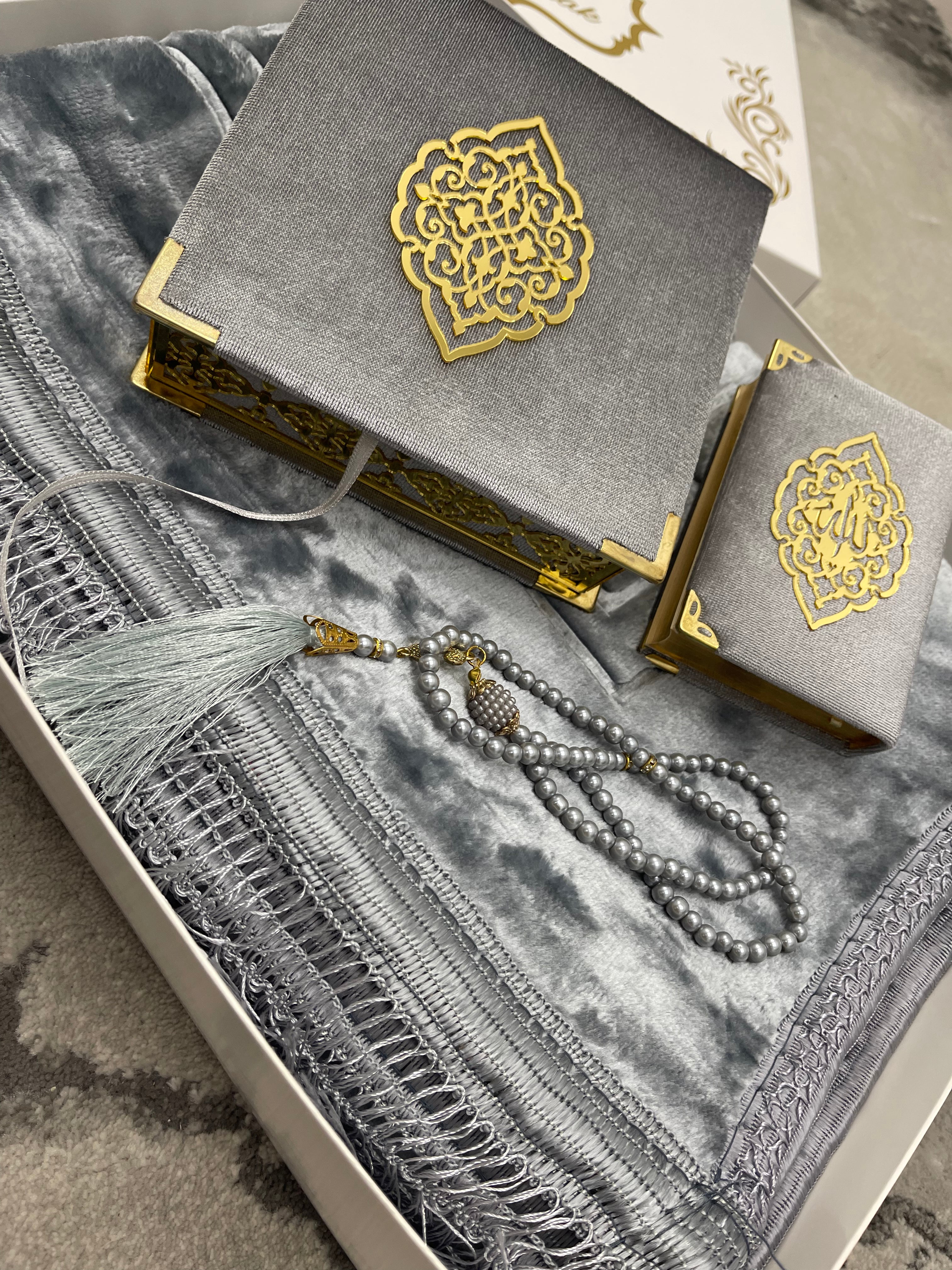 COFFRET EID MUBARAK GRIS