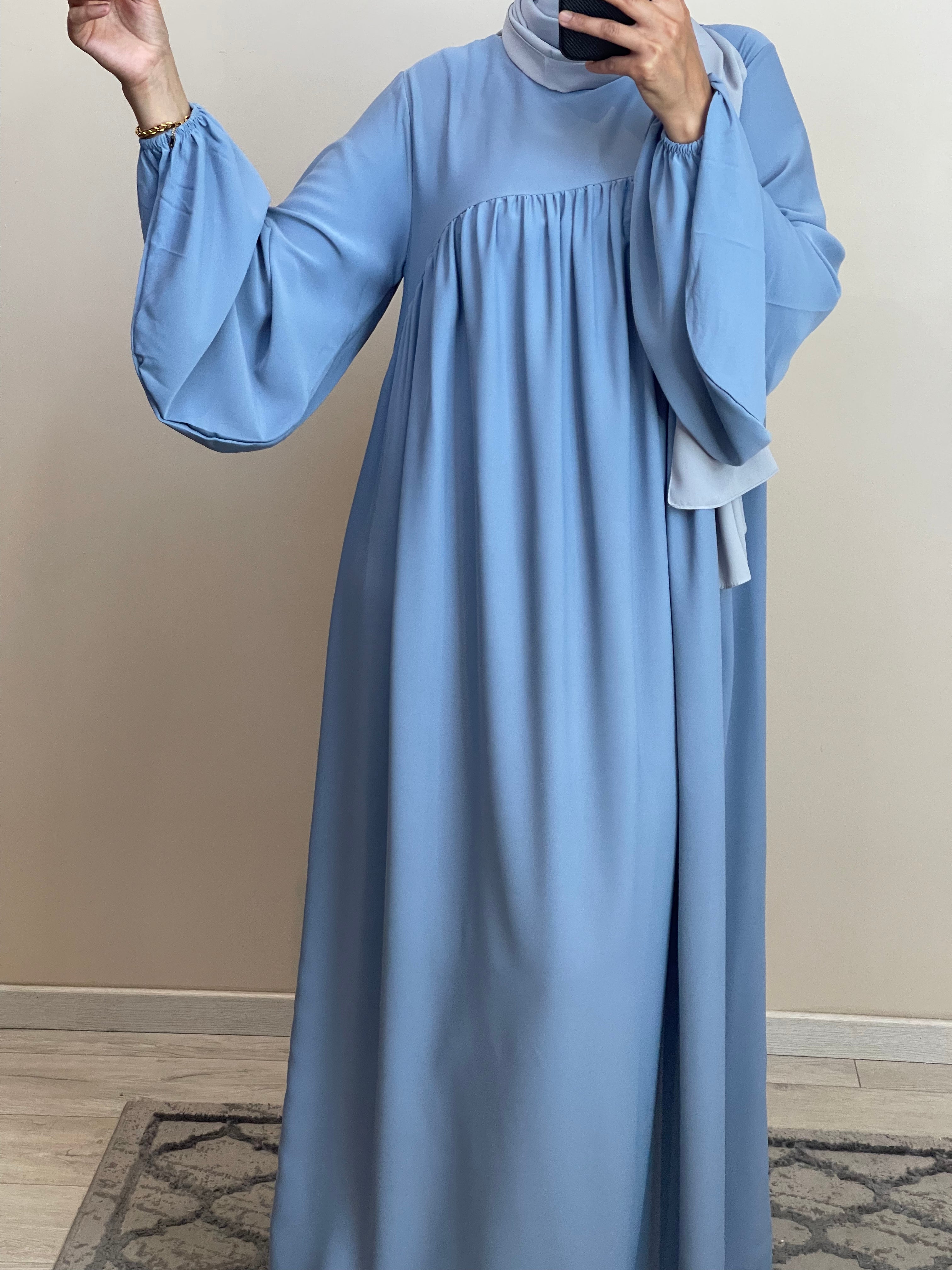 ABAYA LOUISA BLEU