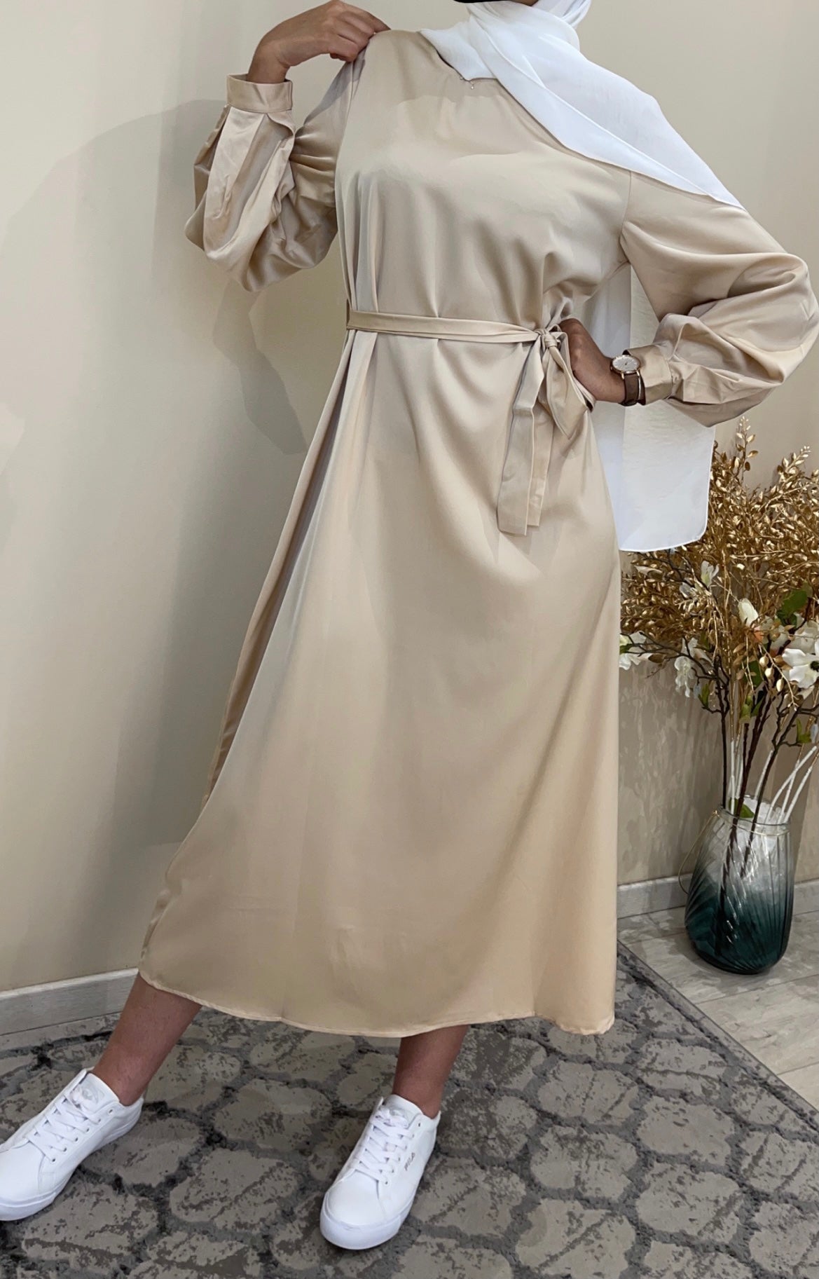 ROBE SATIN ALMIRA